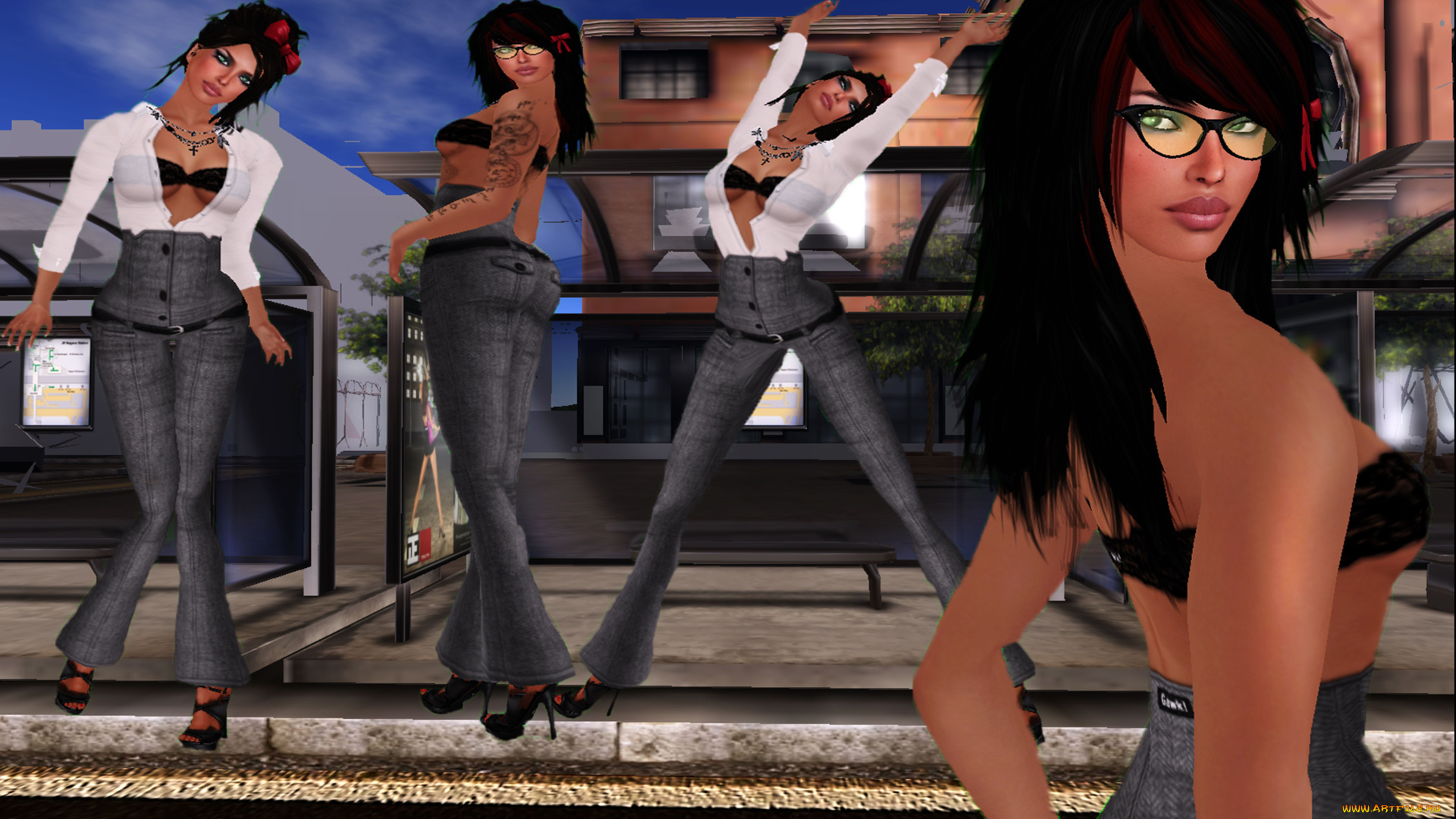 3д, графика, people, люди, очки