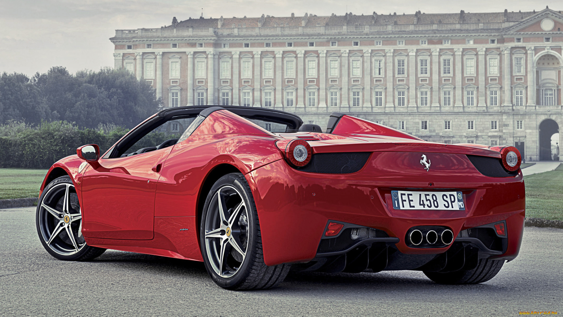 ferrari, 458, spider, автомобили