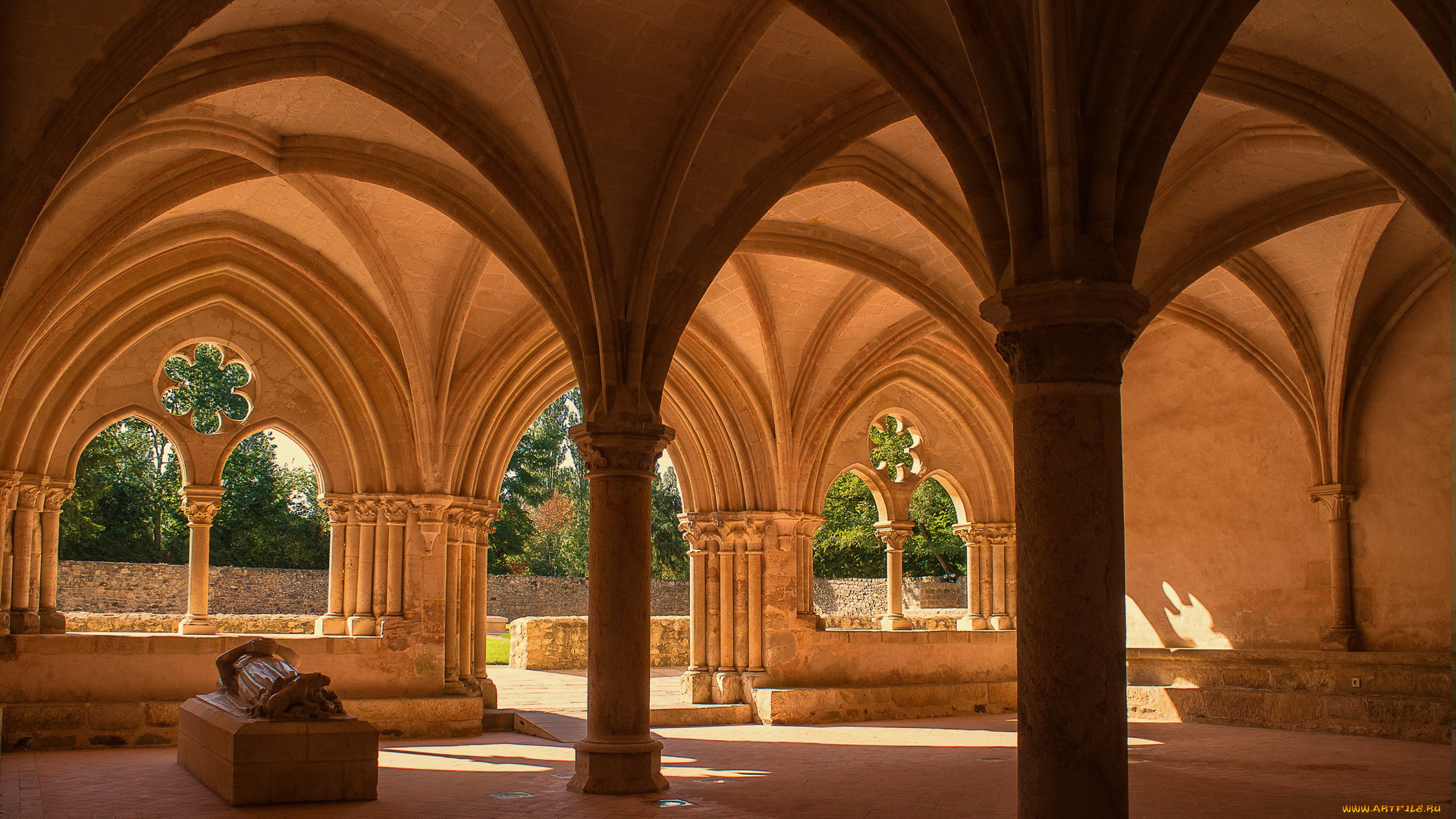 интерьер, убранство, роспись, храма, колоны