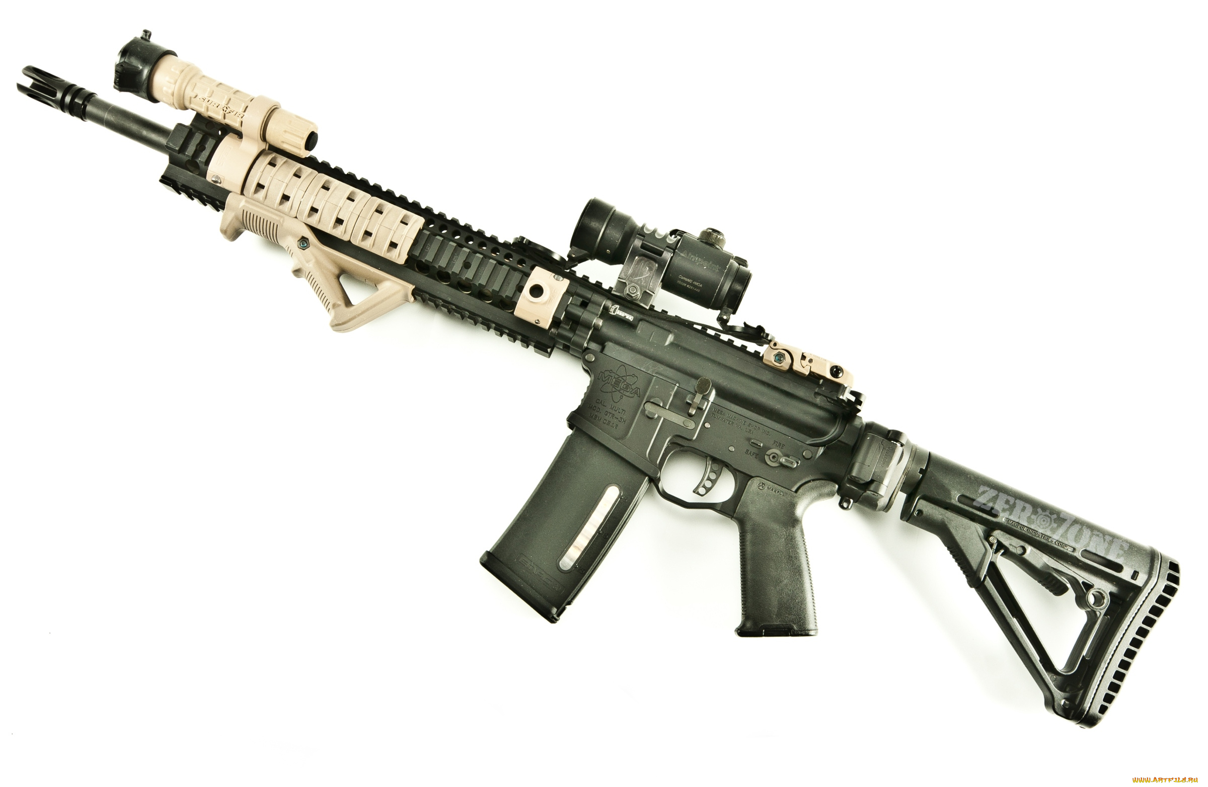 оружие, автоматы, прицел