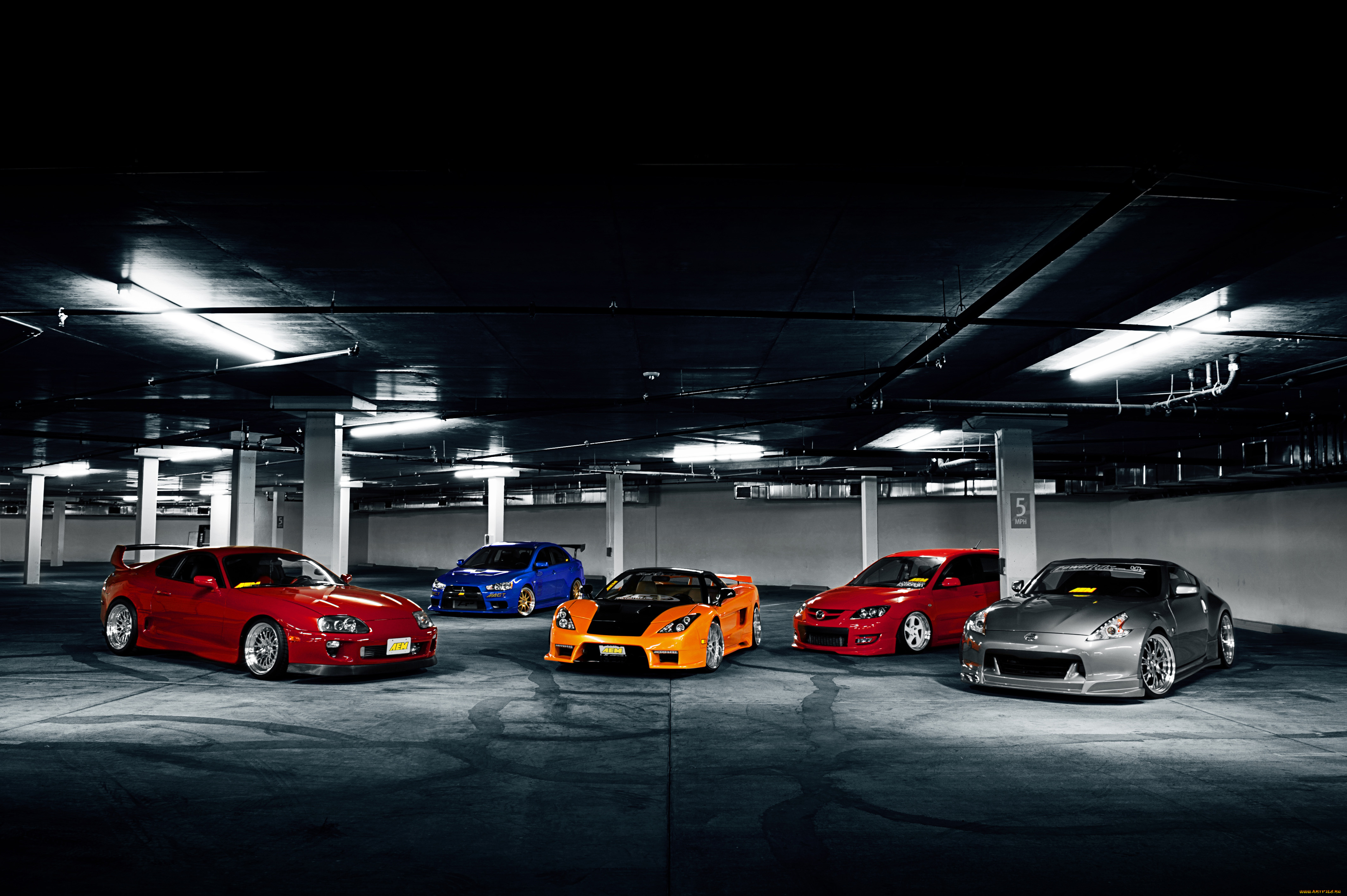 автомобили, разные, вместе, tuning