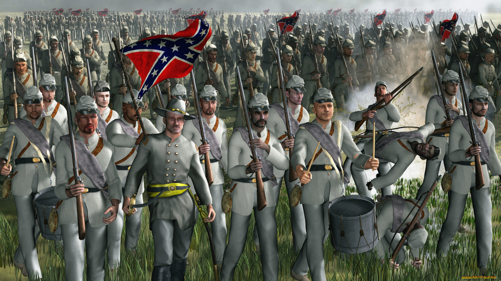 3д, графика, армия, , military, солдаты, оружие