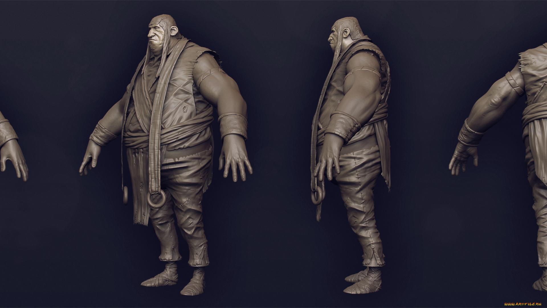 3д, графика, _science, fiction, фон, орк