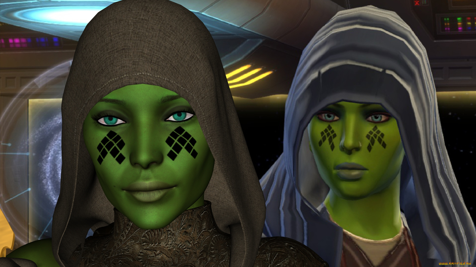 3д, графика, существа, , creatures, халки, фон, взгляд