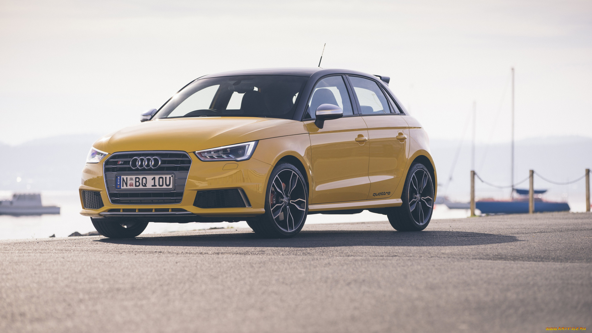 автомобили, audi, s1, желтый, 2014г, au-spec, sportback