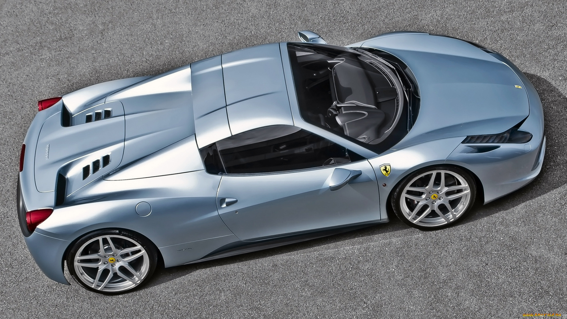 автомобили, ferrari, 2013г, spider, 458, kahn, project, серый