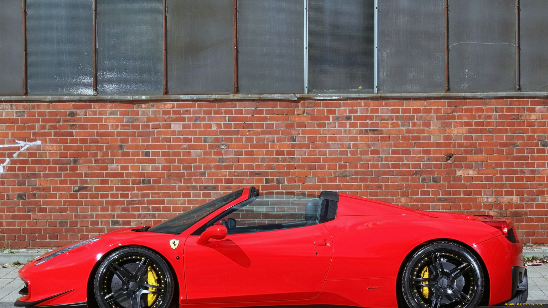 автомобили, ferrari, красный, 458, 2014г, spider, mec, design