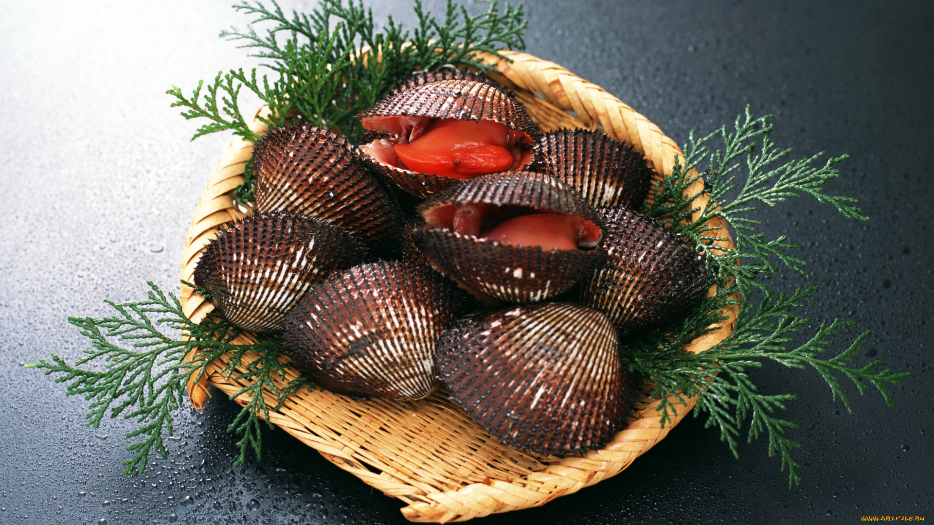 еда, рыба, , морепродукты, , суши, , роллы, ракушки, морепродукты, корзинка, мидии