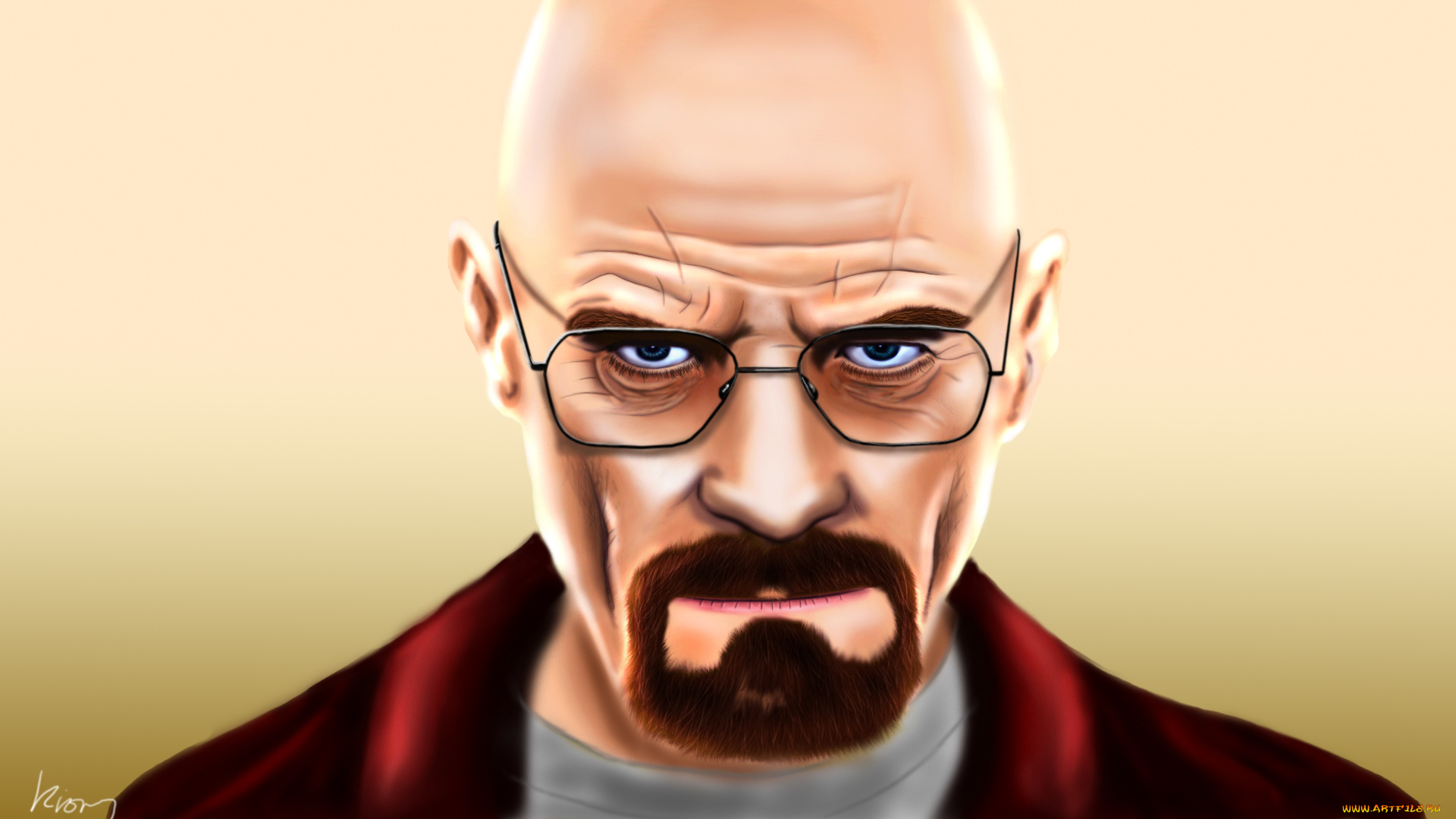 рисованные, кино, breaking, bad, взгляд