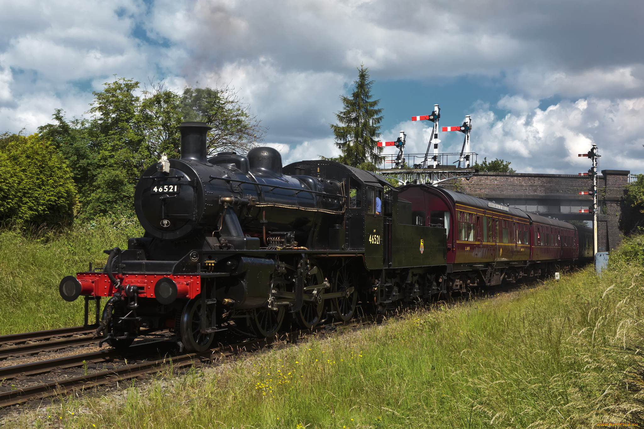 техника, паровозы, железная, паровоз, рельсы, дорога