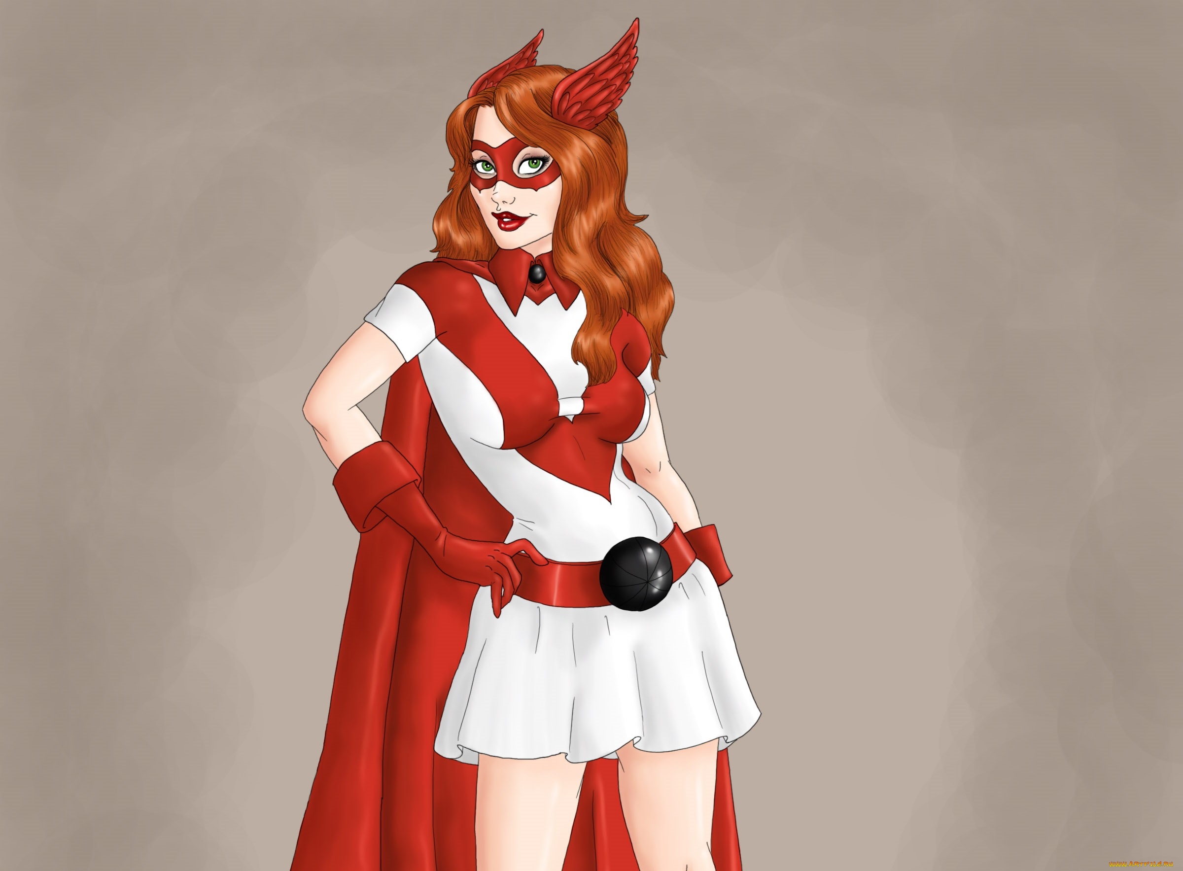 рисованные, люди, взгляд, девушка, супермен, фон