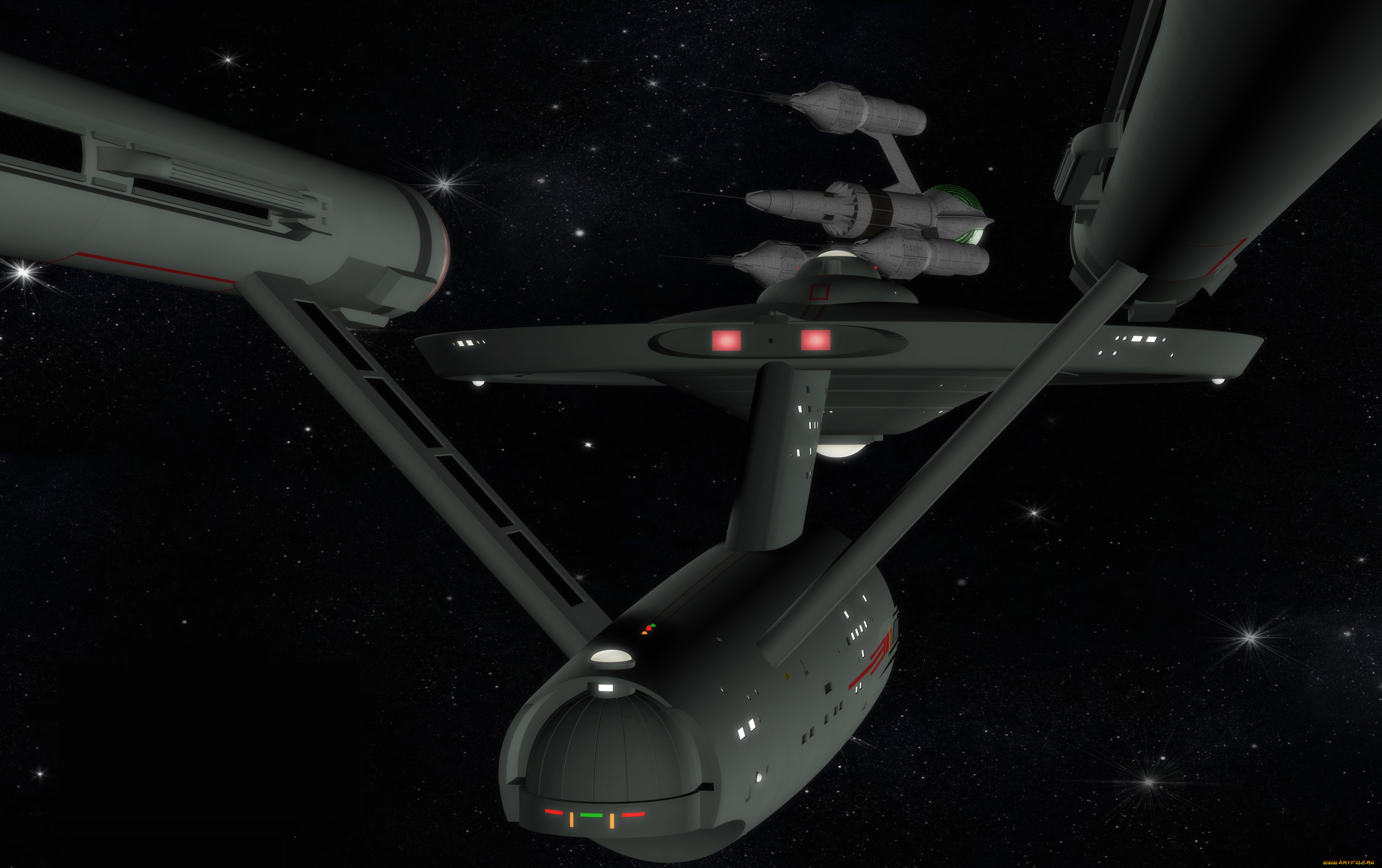 космос, арт, космический, корабль, вселенная, звезды