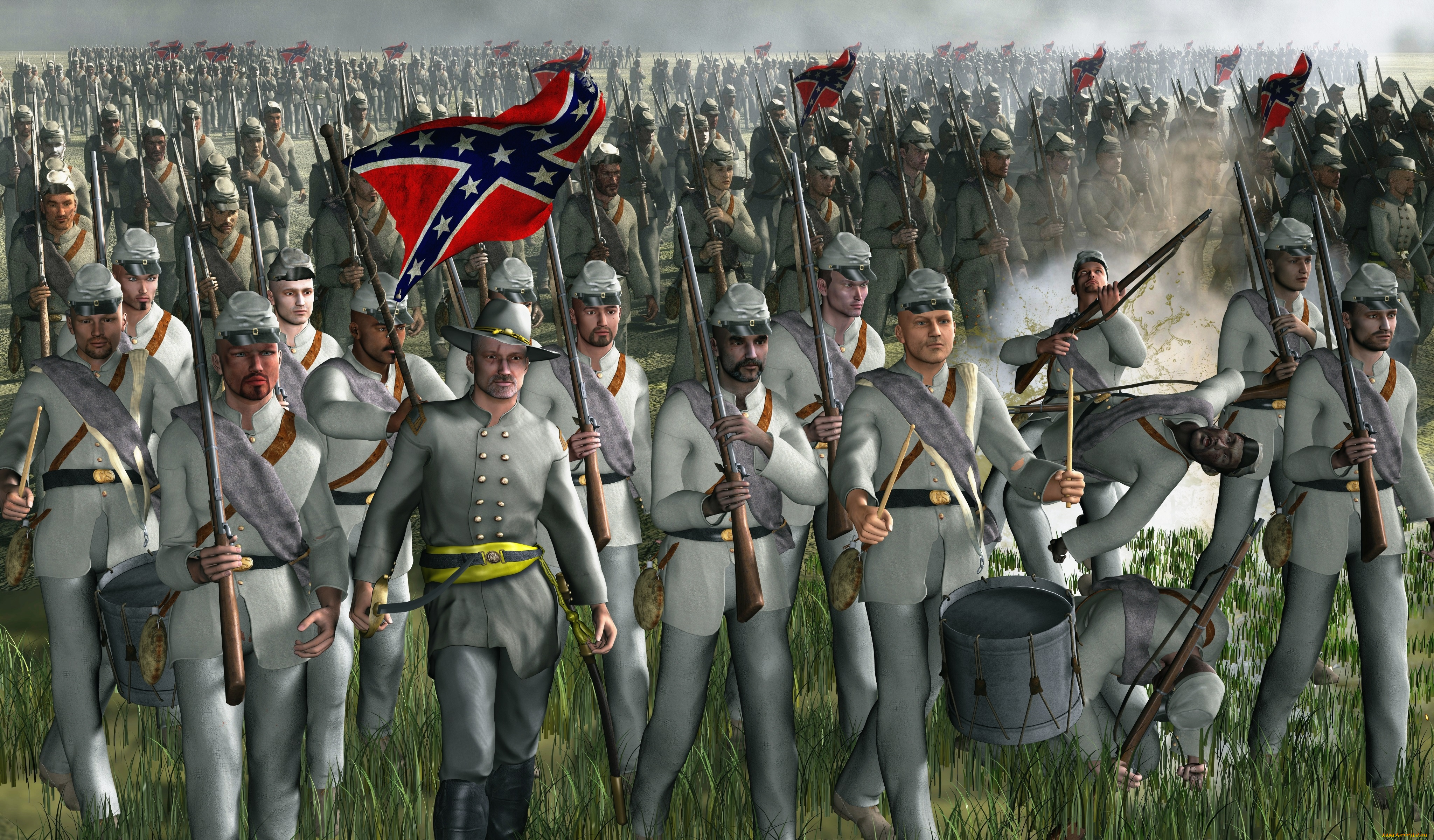 3д, графика, армия, , military, солдаты, оружие