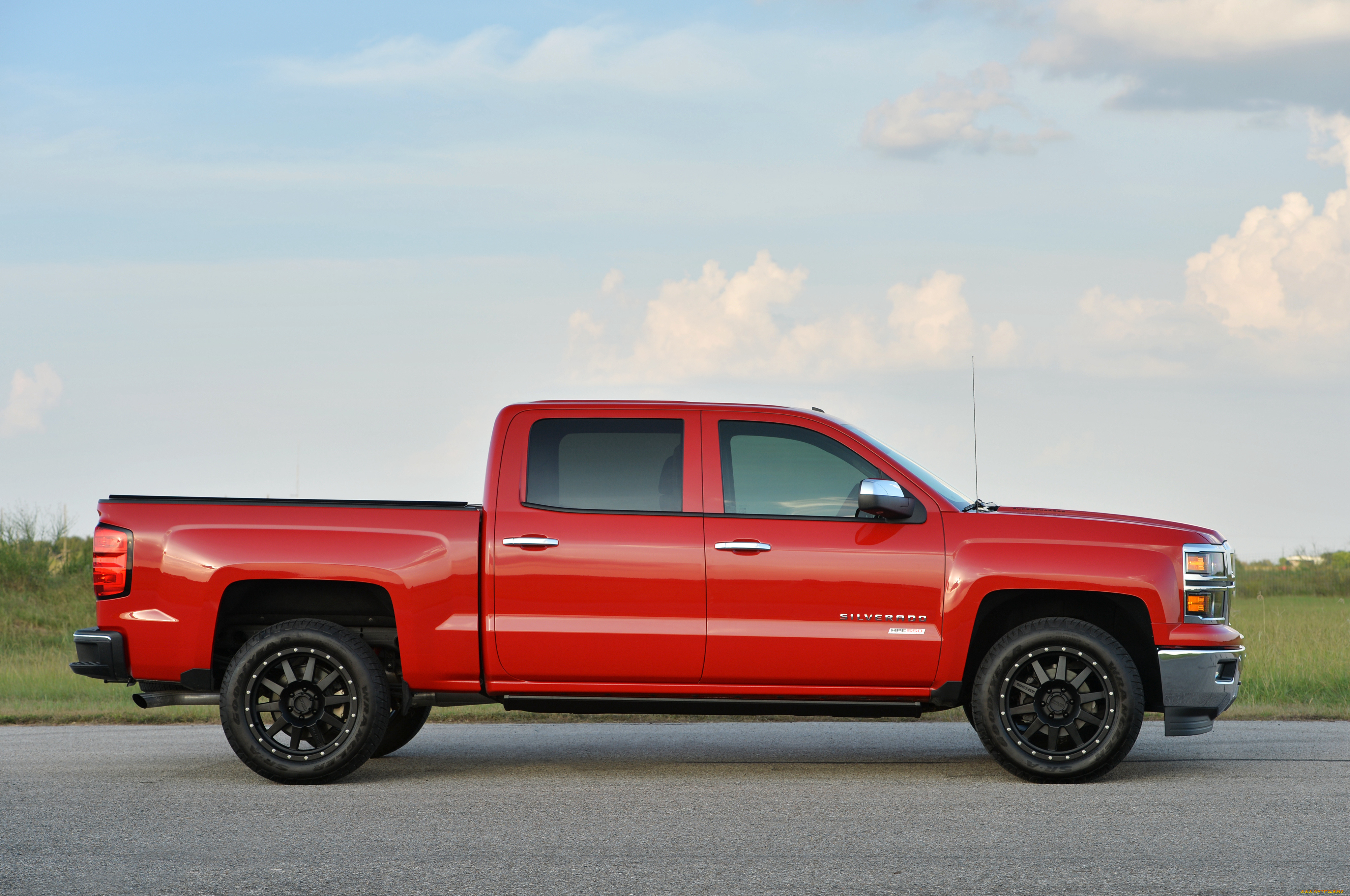 автомобили, chevrolet, hpe550, hennessey, красный, 2014г, silverado