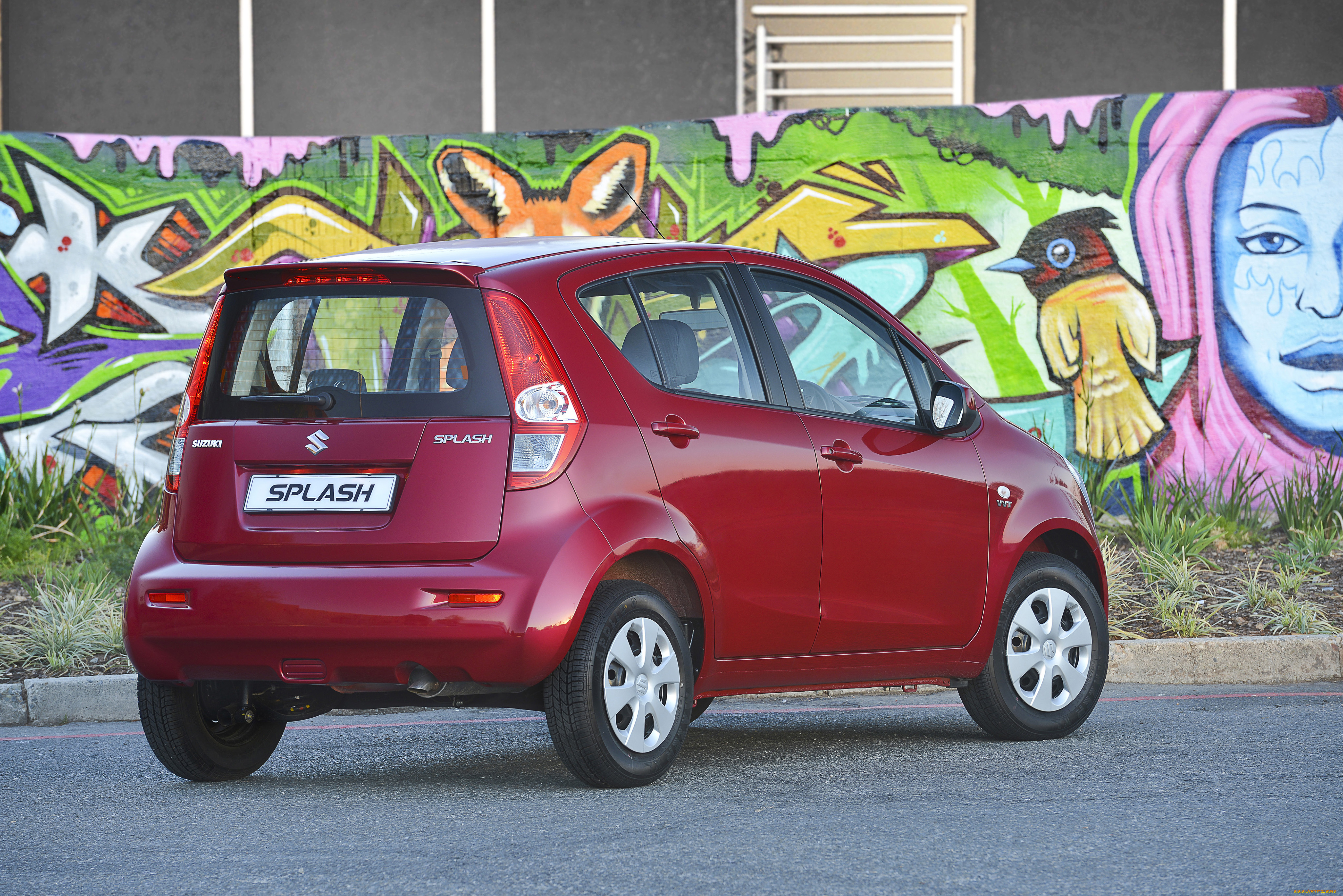 автомобили, suzuki, splash, za-spec, 2014г, красный