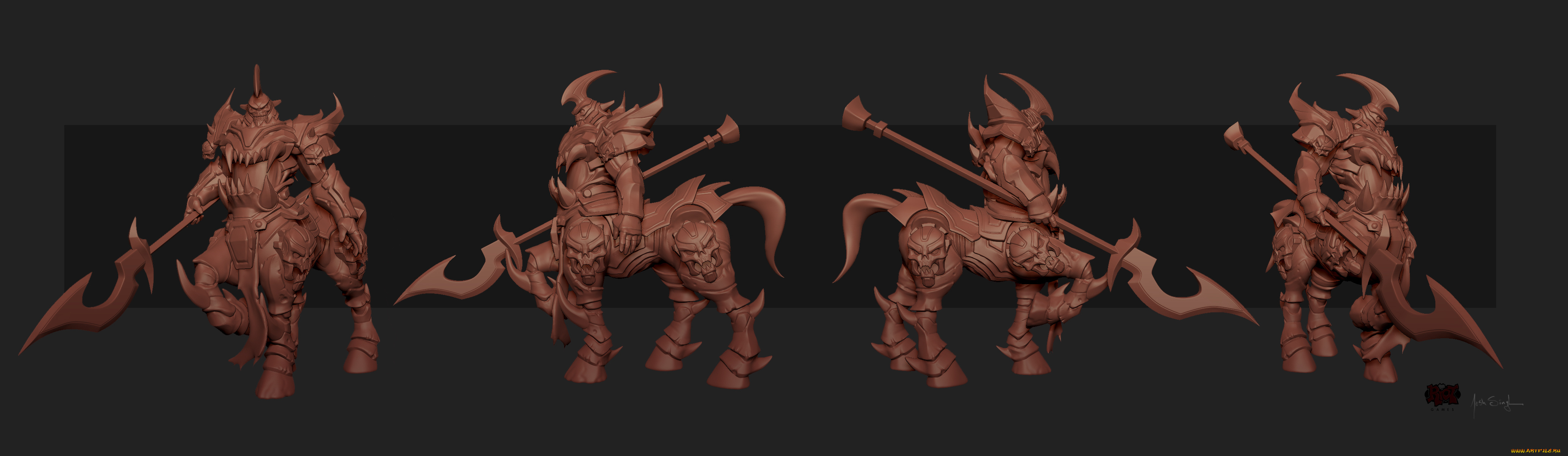 3д, графика, _science, fiction, оружие, всадник