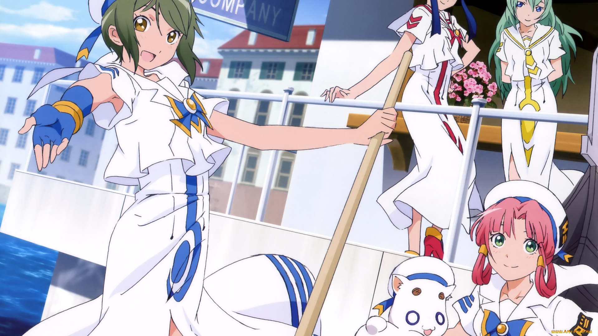 аниме, aria, alice, carroll, девочки, tagme, artist, aika, granzchesta, mizunashi, akari, ai, pokoteng