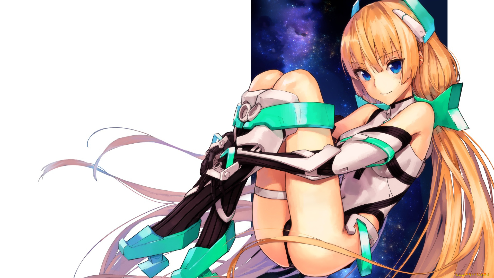 аниме, expelled, from, paradise, angela, balzac, expelled, from, paradise, девушка, арт, kawakami, rokkaku