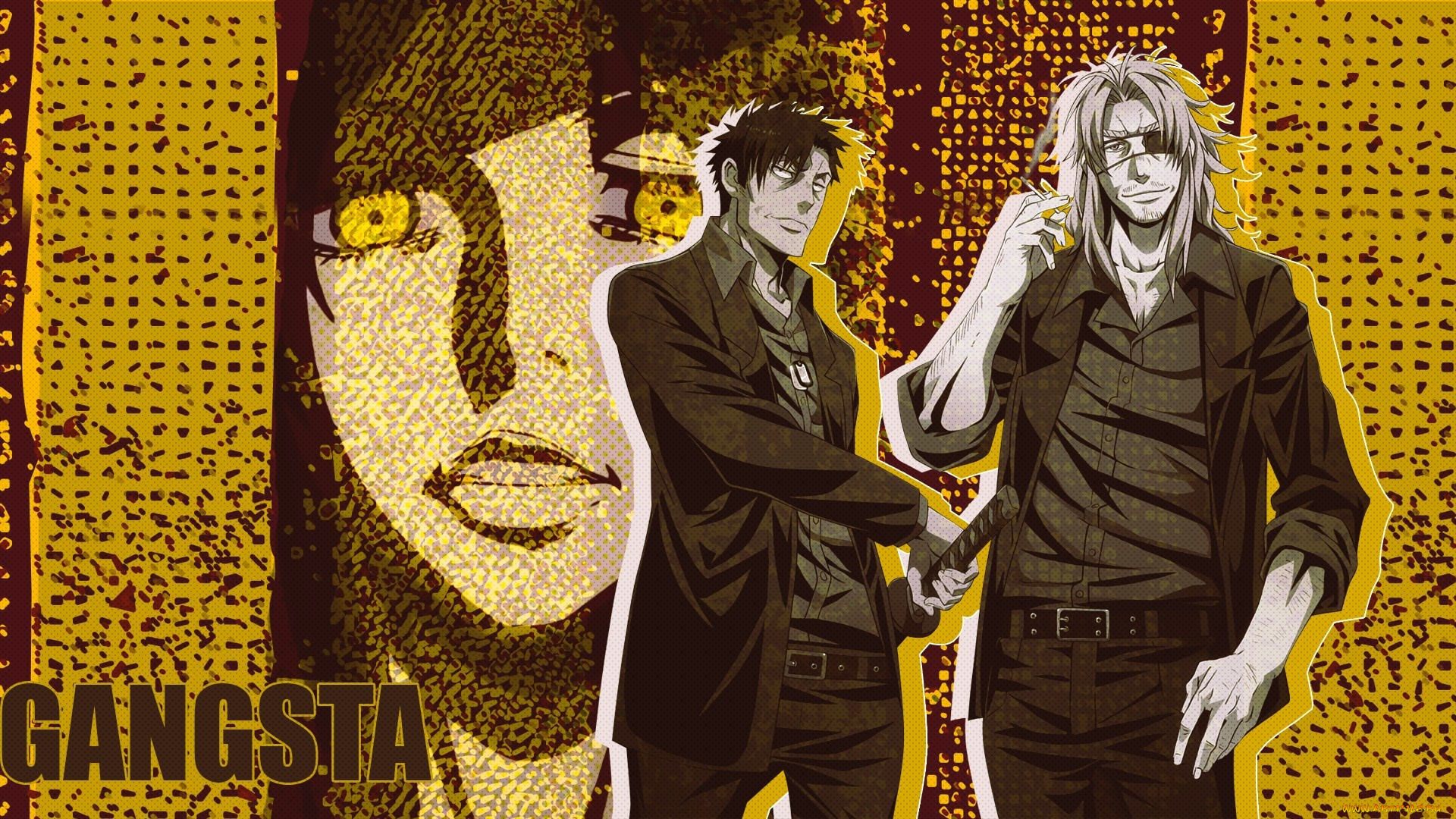 аниме, gangsta, nicolas, brown, worick, arcangelo, by, dani17k