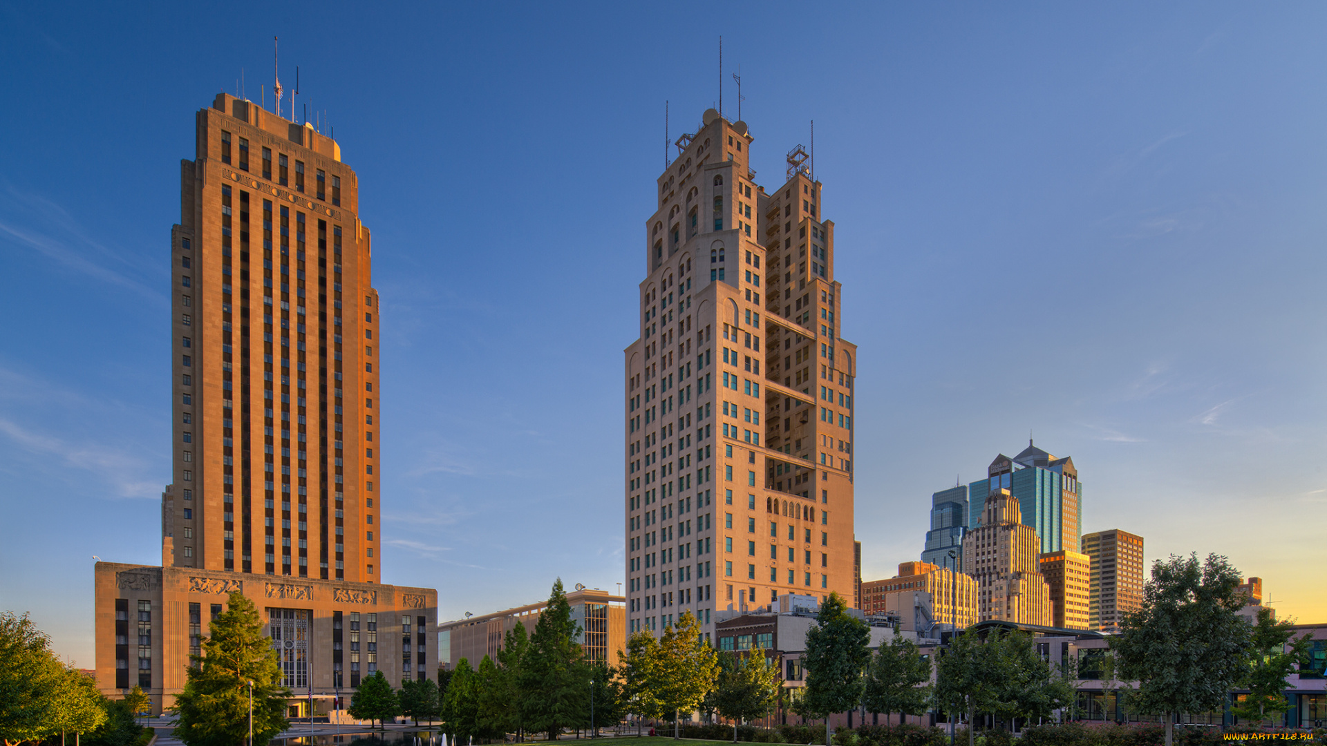 kansas, city, , missouri, города, -, здания, , дома, высотки