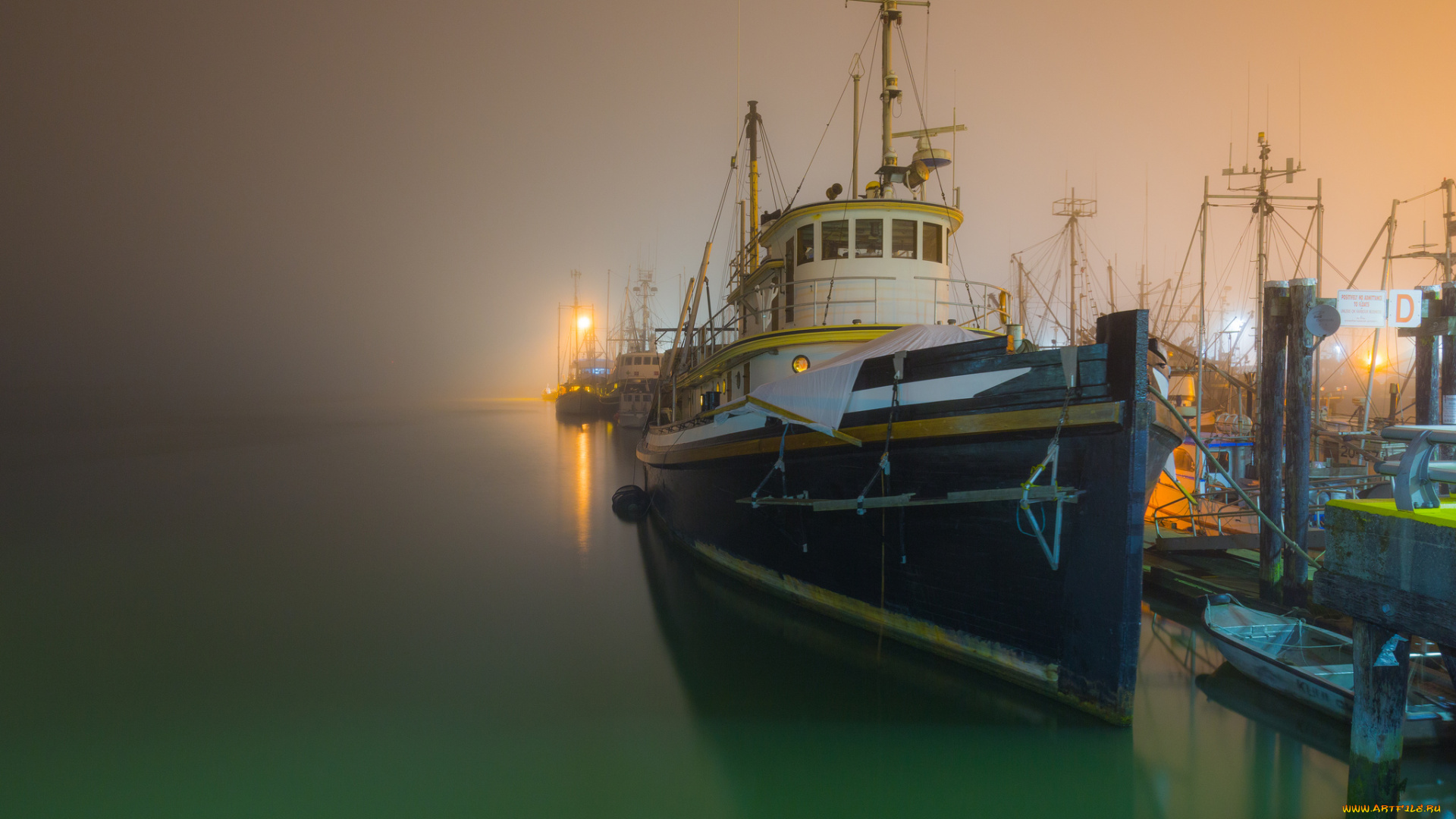корабли, порты, , , причалы, сумерки, причал