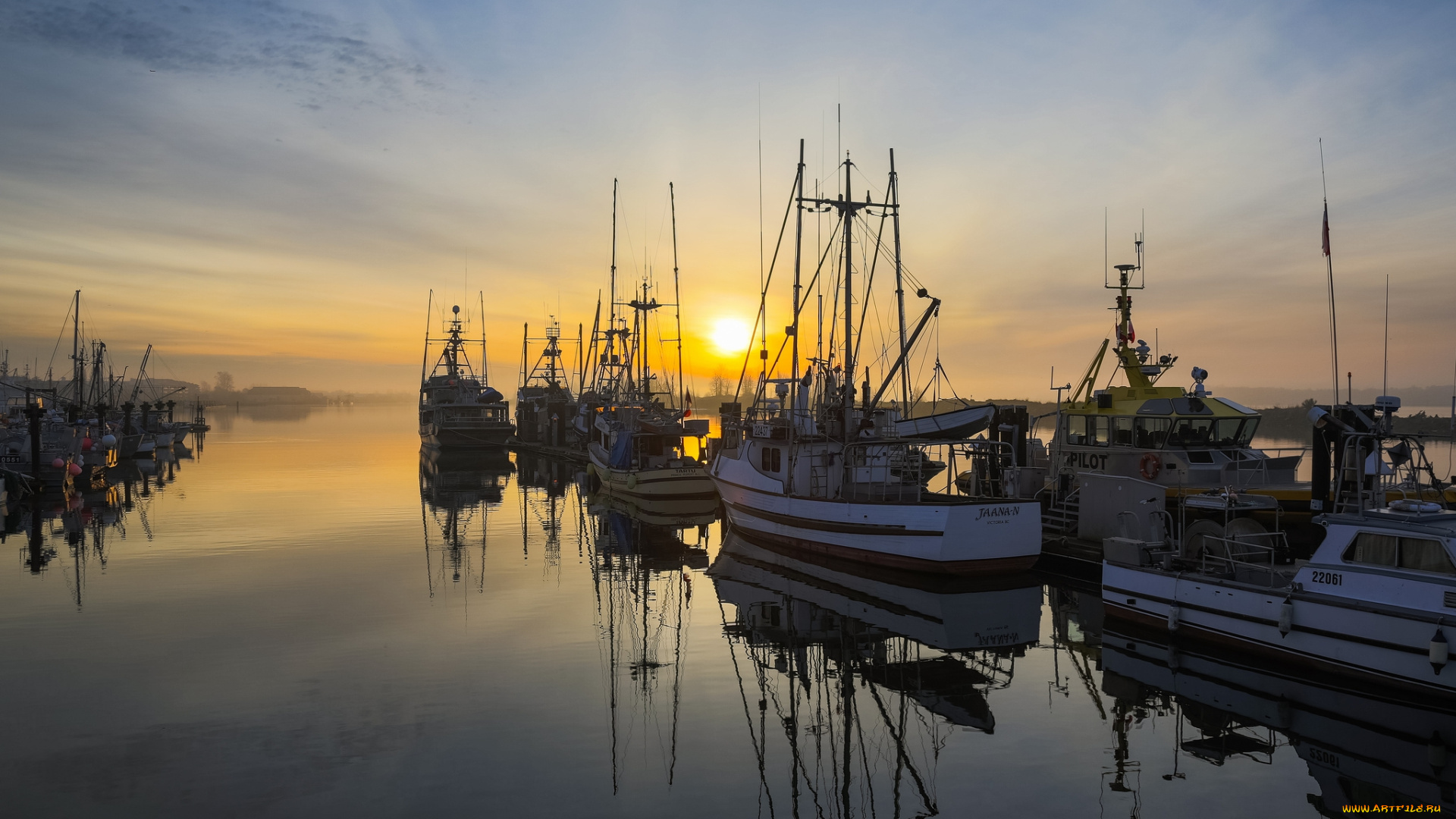 корабли, порты, , , причалы, сумерки, причал