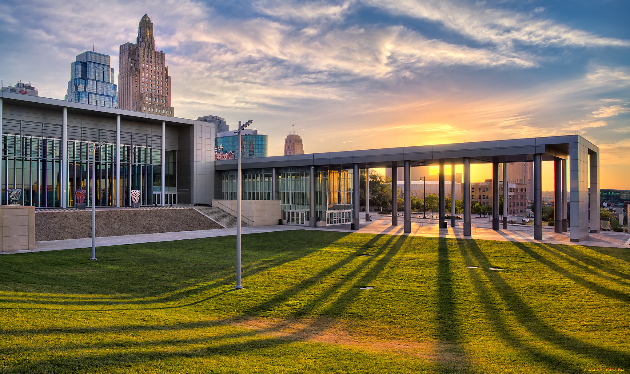 bartle, hall, ballroom, lawn, города, -, здания, , дома, лужайка, газон, свет, здание