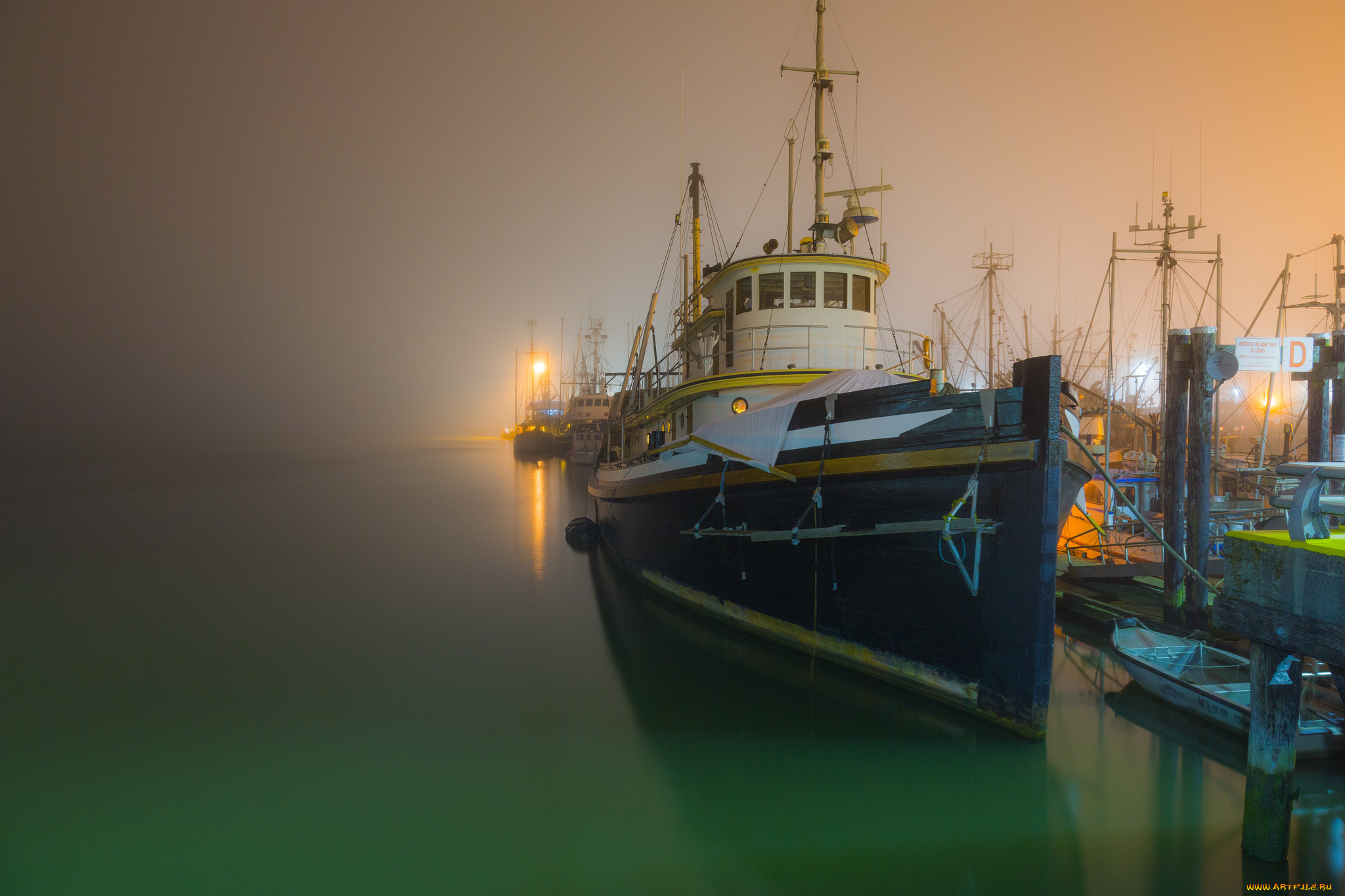 корабли, порты, , , причалы, сумерки, причал