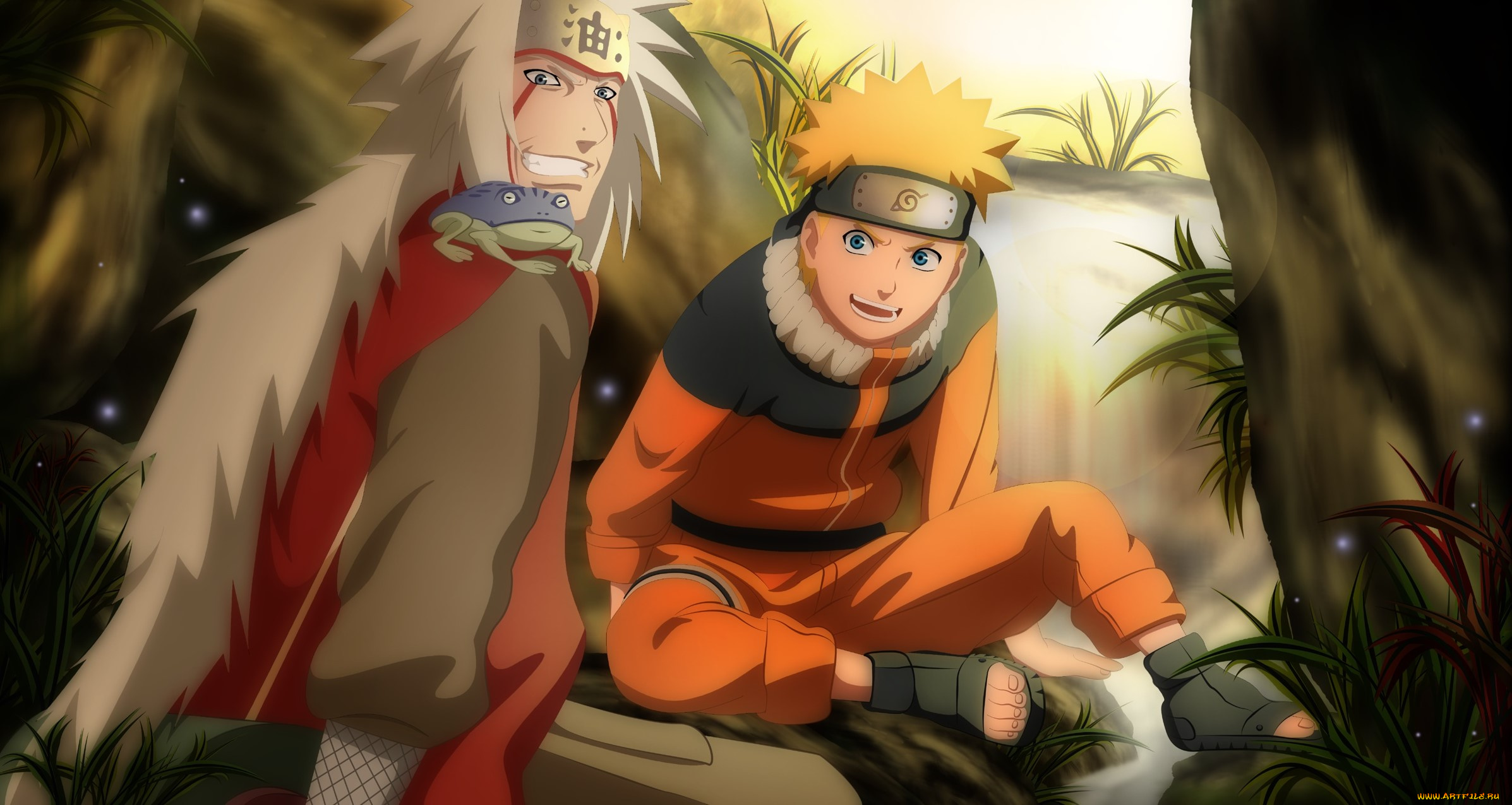аниме, naruto, jiraya
