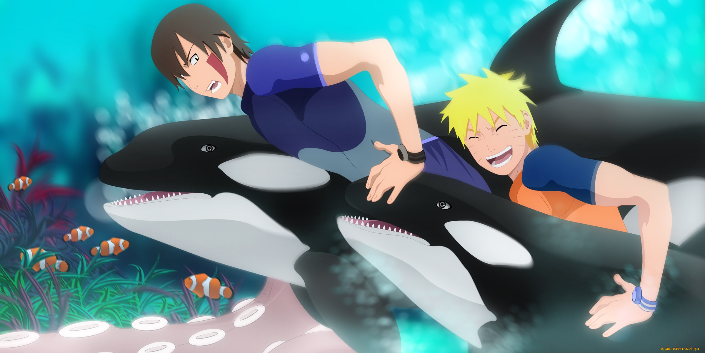 аниме, naruto, kiba