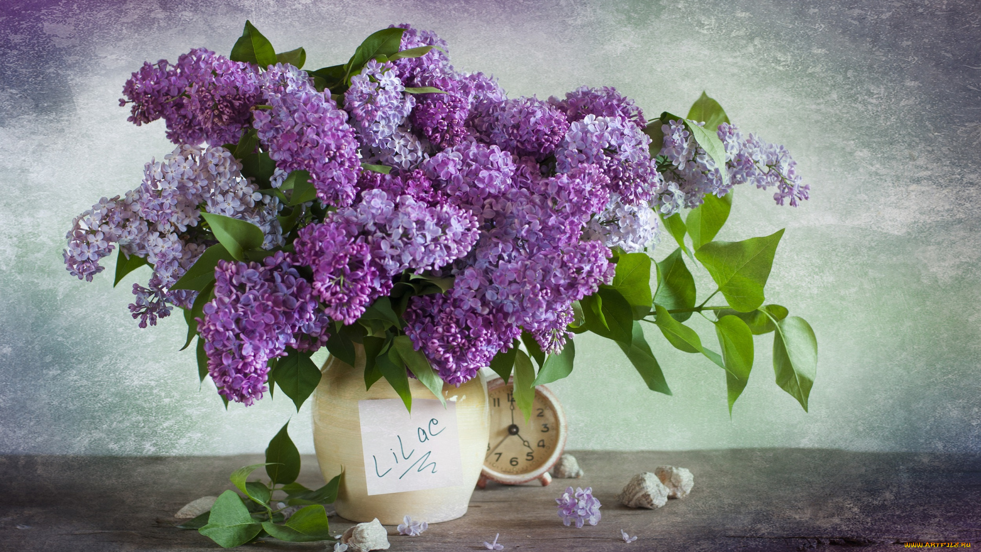 цветы, сирень, весна, натюрморт