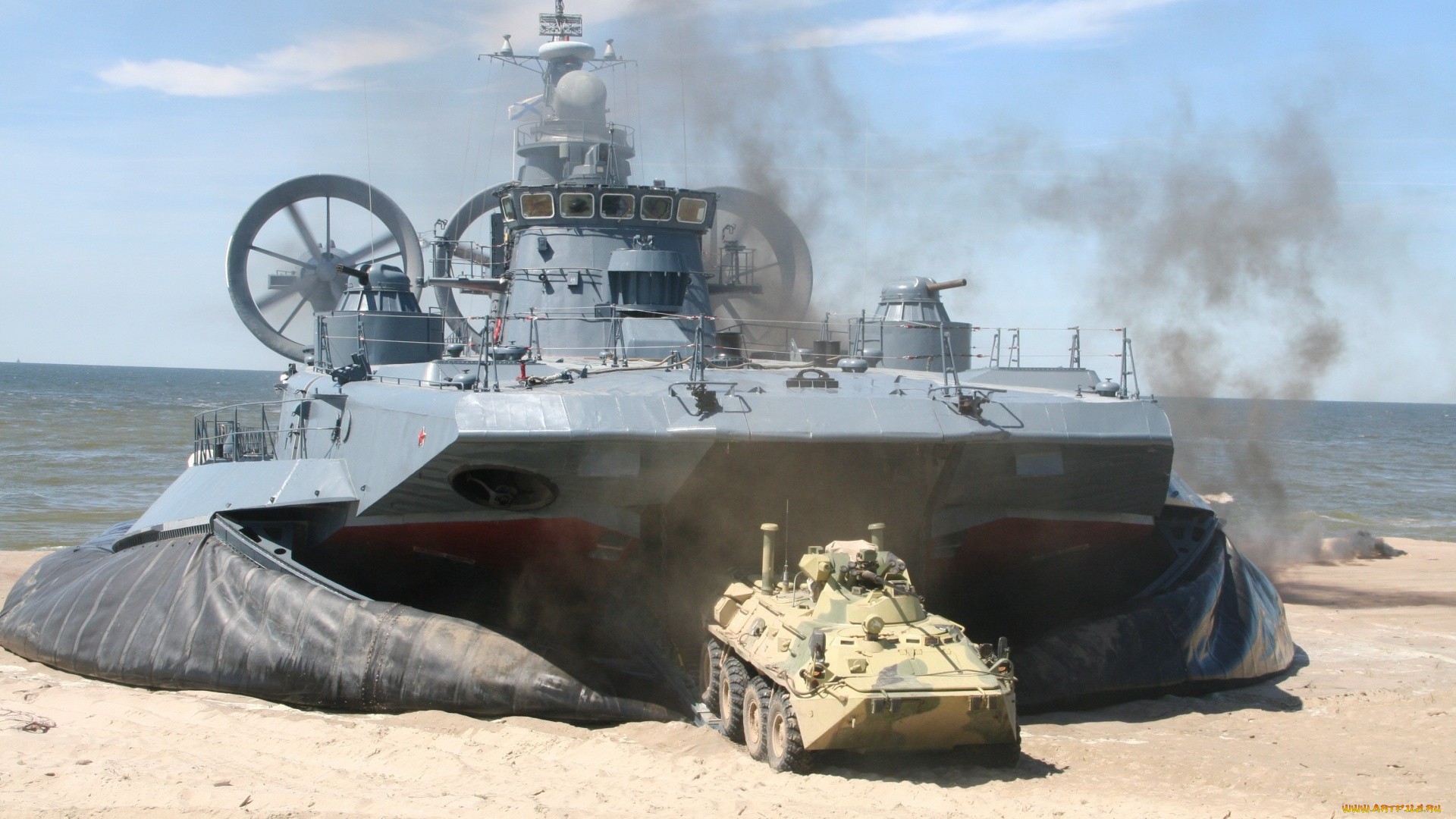 корабли, суда, на, воздушной, подушке, море, зубр, десантный, корабль, высадка, на, воздушной, подушке