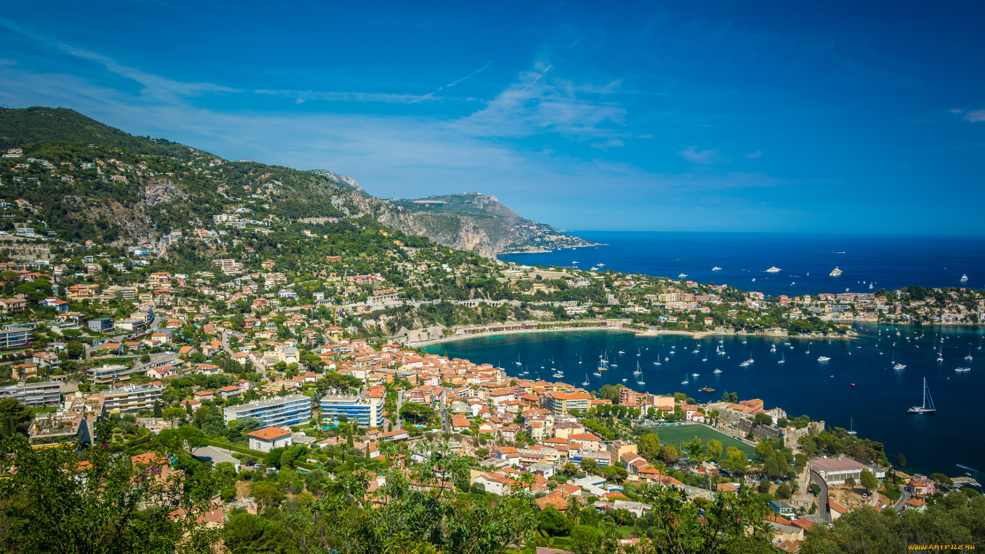 mont, alban, , france, города, -, панорамы, простор