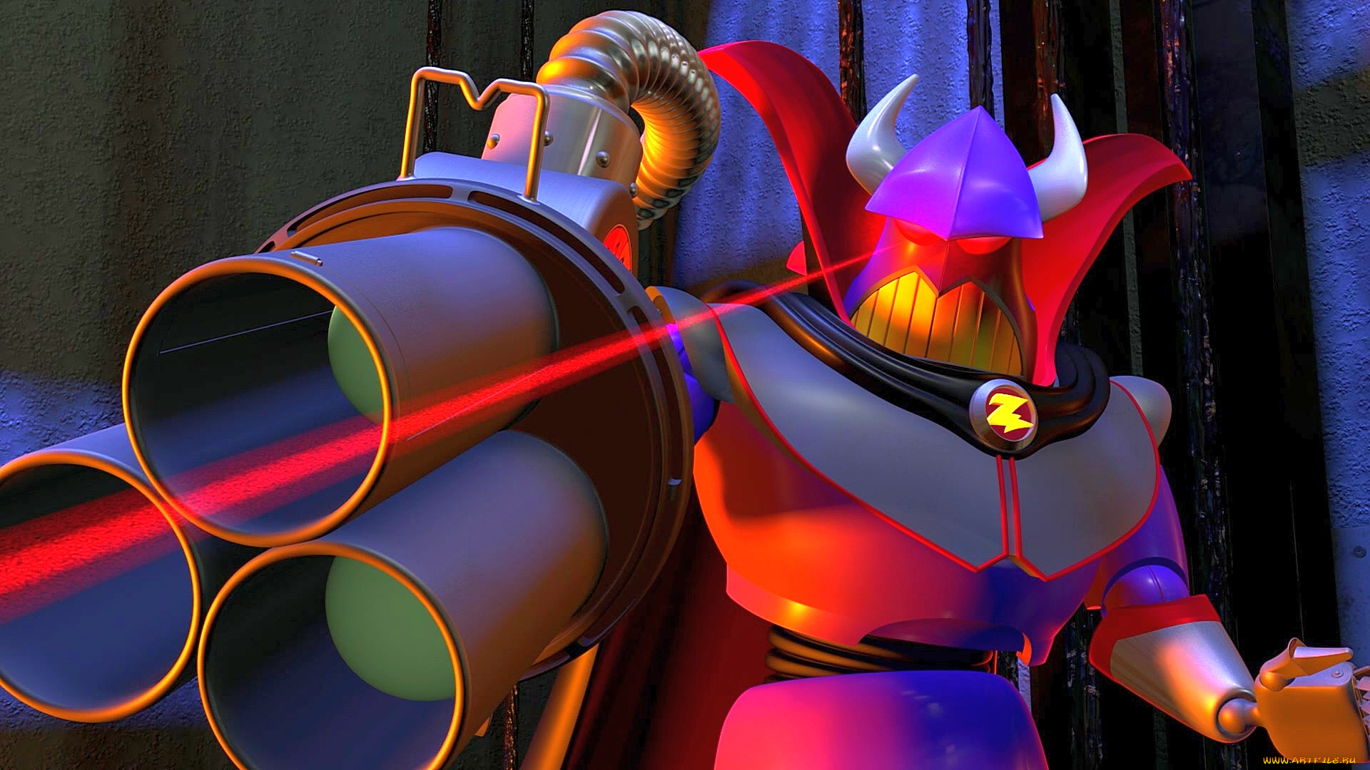 мультфильмы, toy, story, 2, оружие, луч, киборг, игрушка