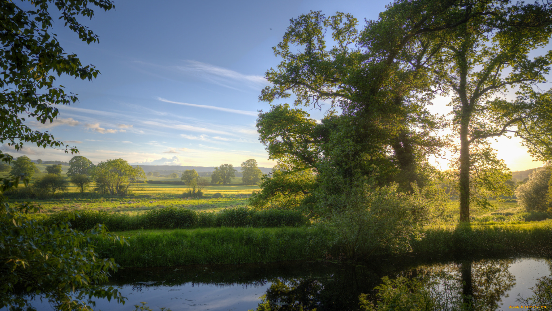 природа, реки, озера, простор
