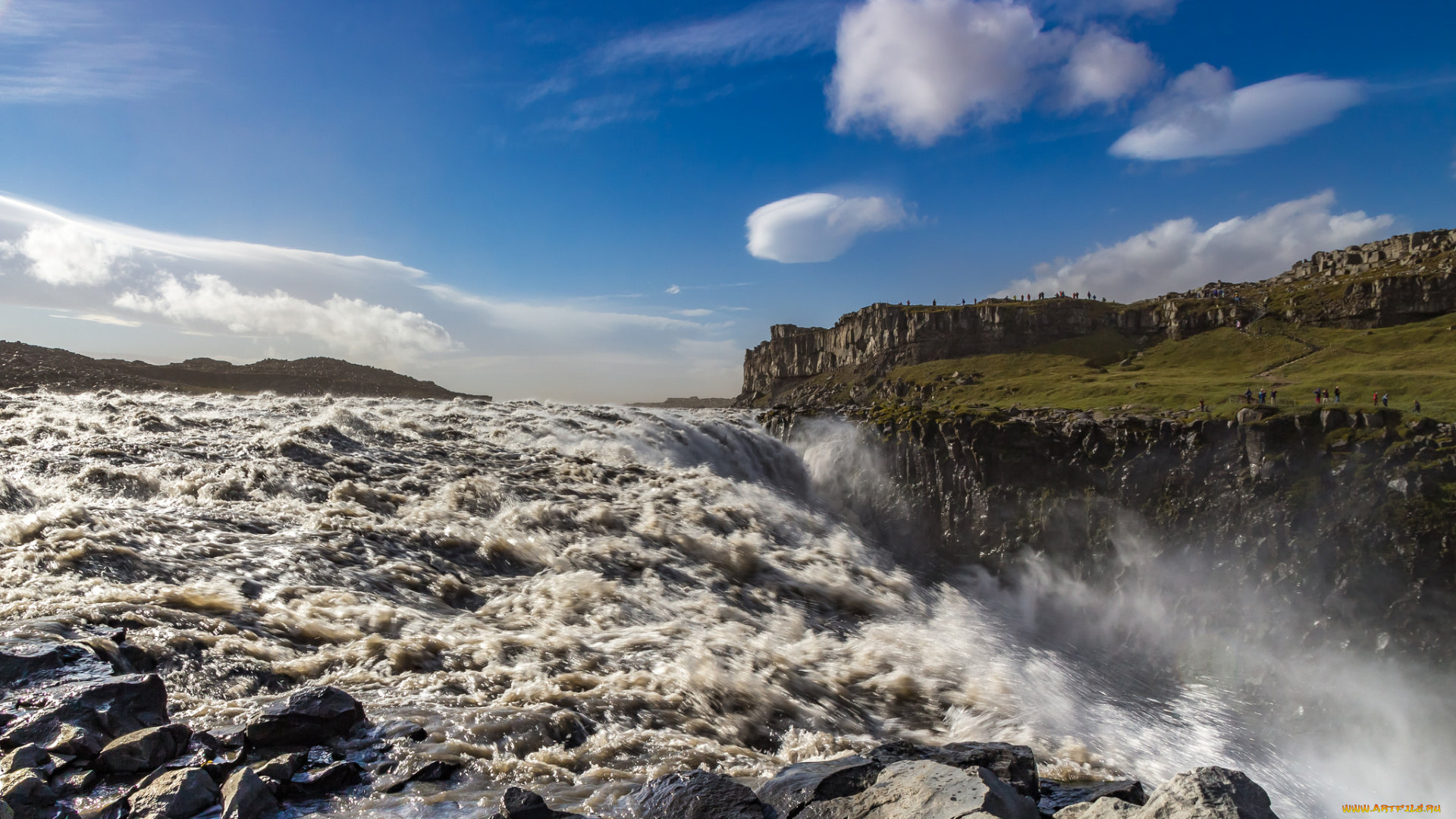 природа, водопады, простор