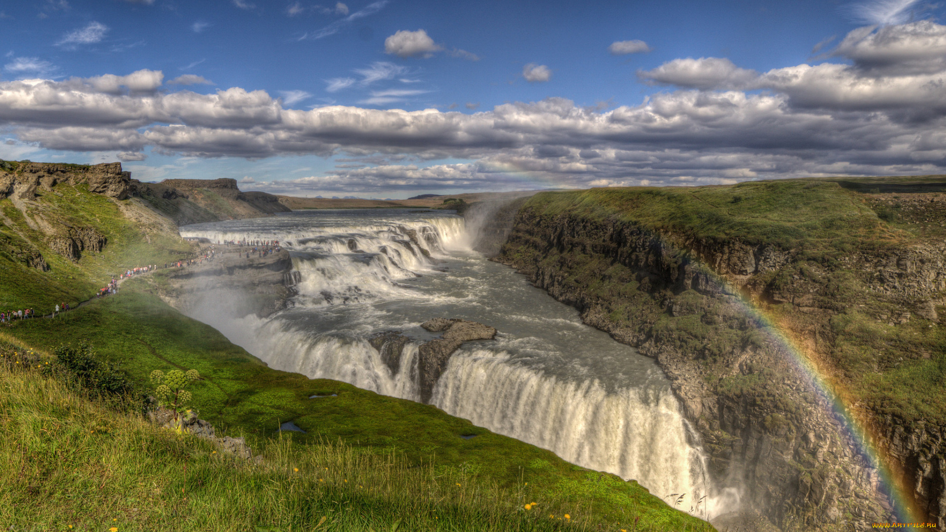 природа, водопады, простор