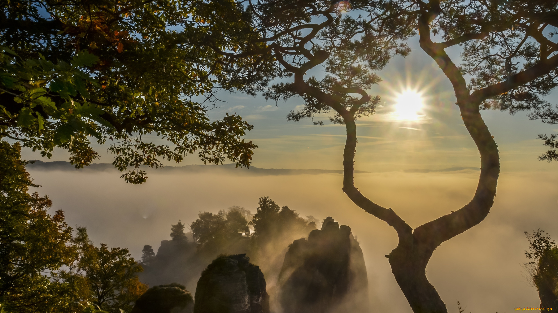 природа, восходы, закаты, простор