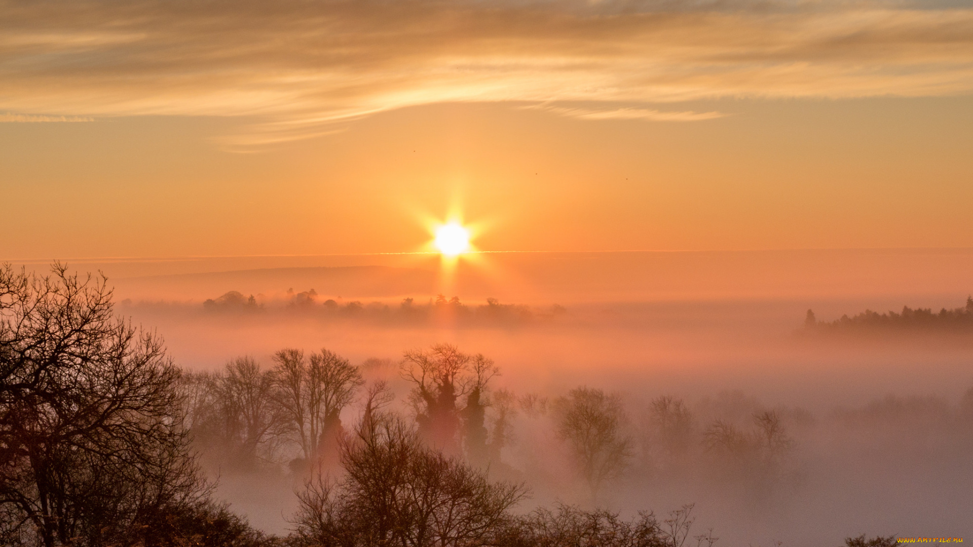 природа, восходы, закаты, простор
