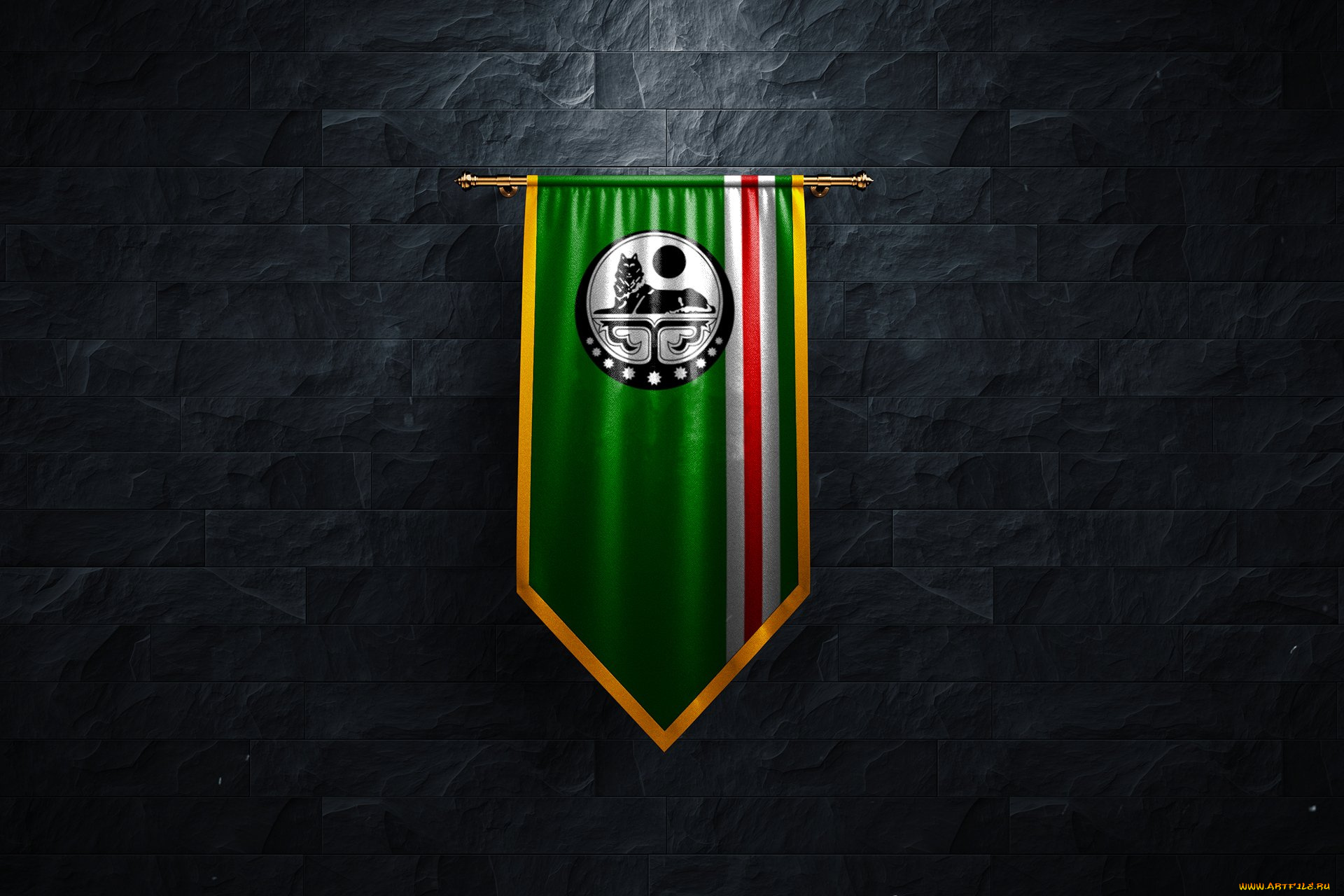 разное, флаги, , гербы, флаг, Чечни