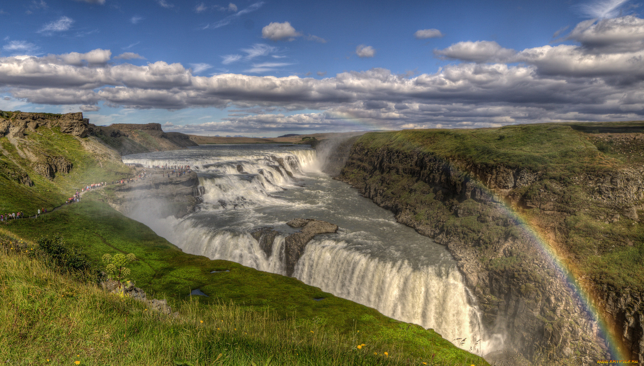 природа, водопады, простор
