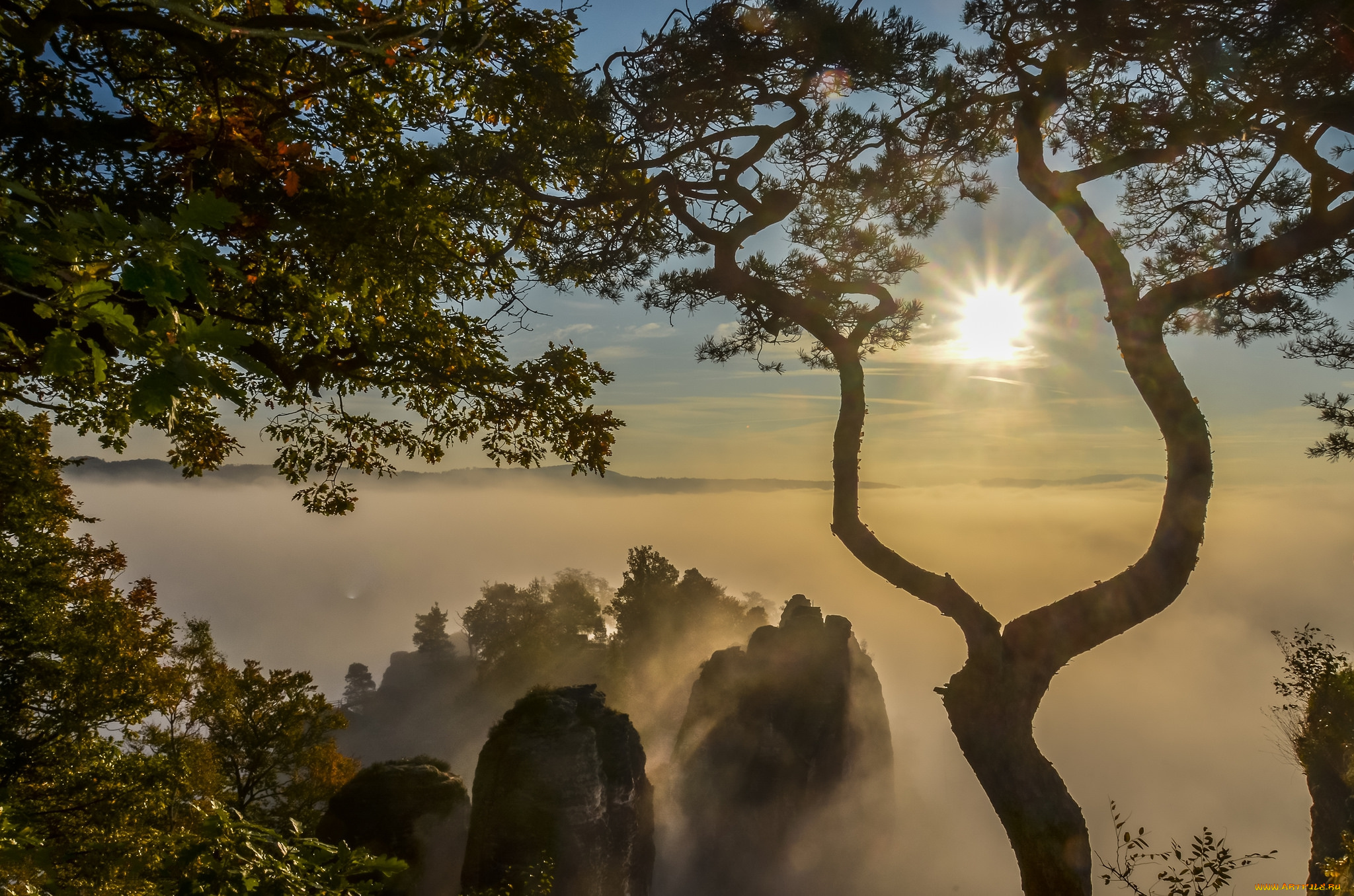 природа, восходы, закаты, простор