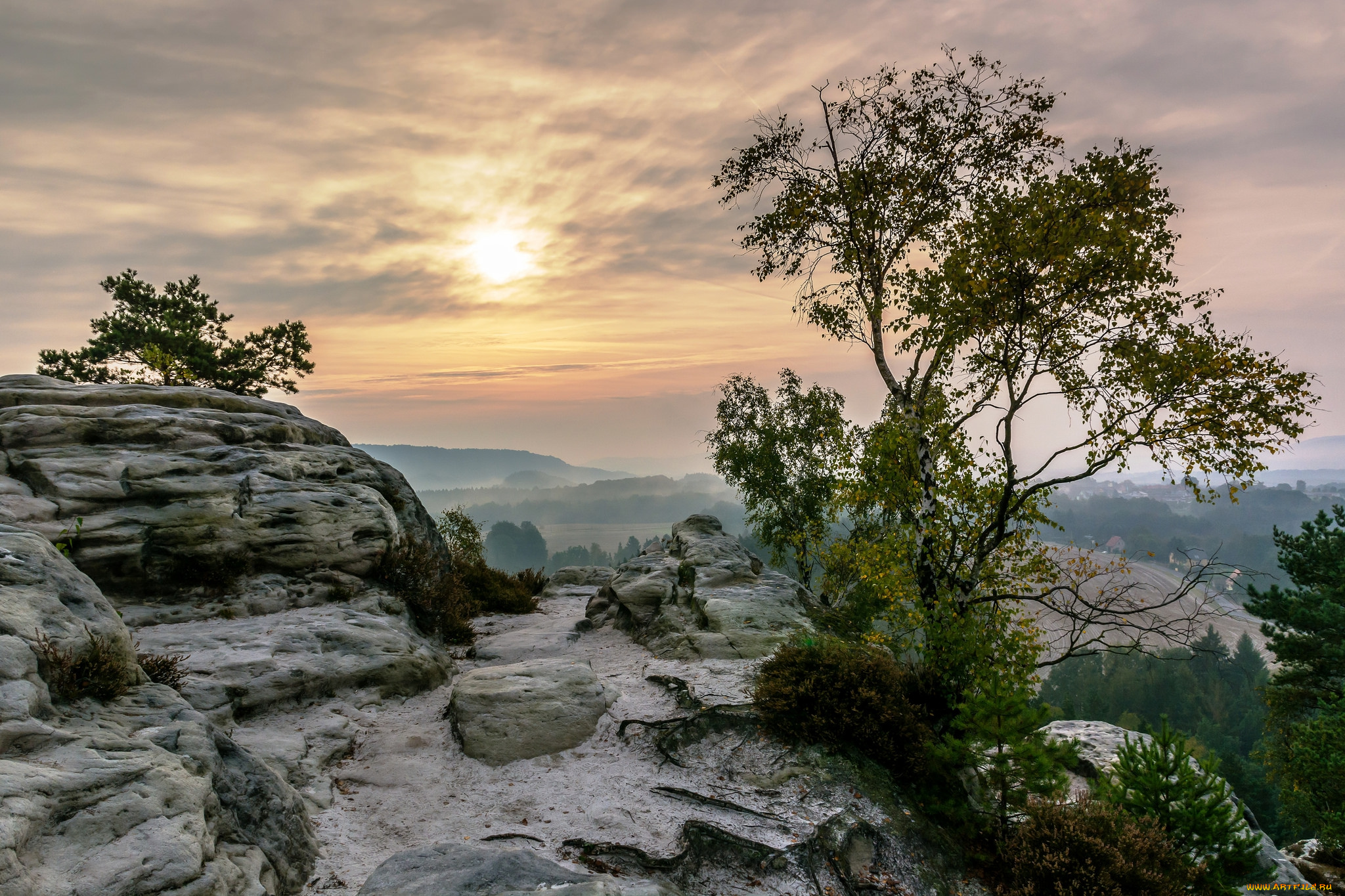 природа, горы, простор