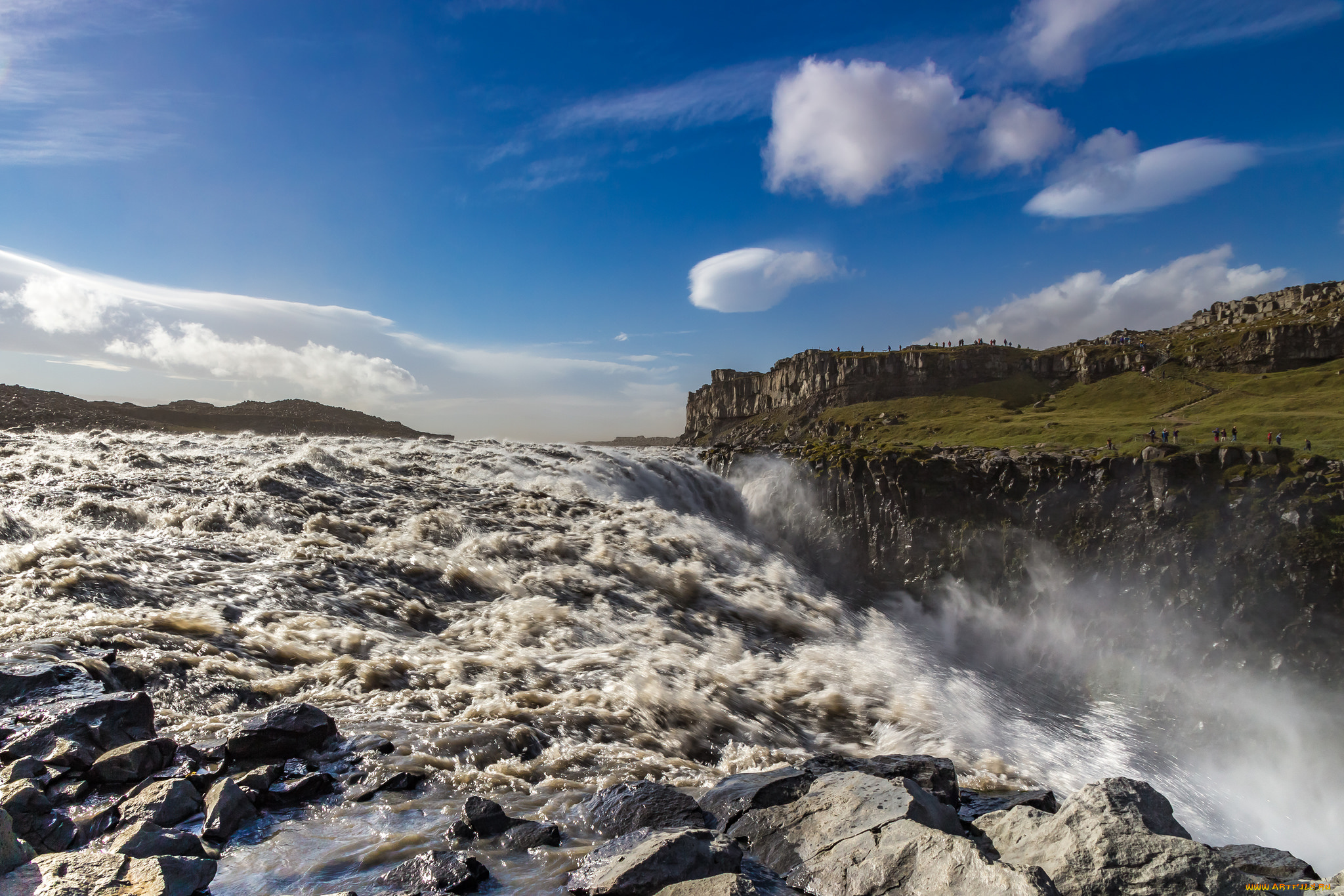 природа, водопады, простор