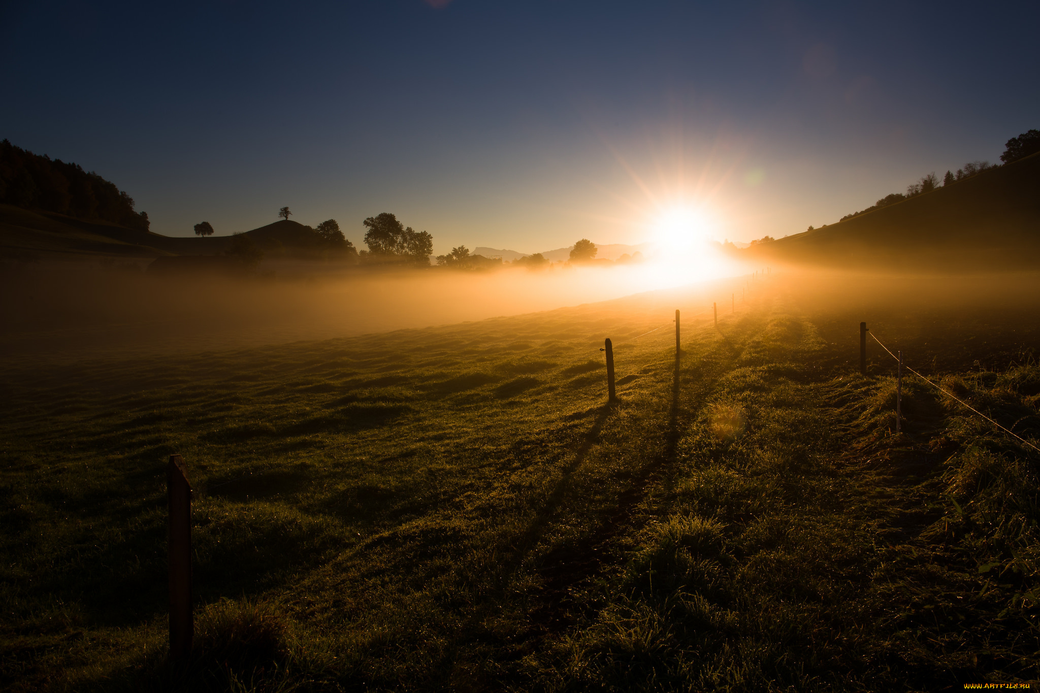 природа, восходы, закаты, простор