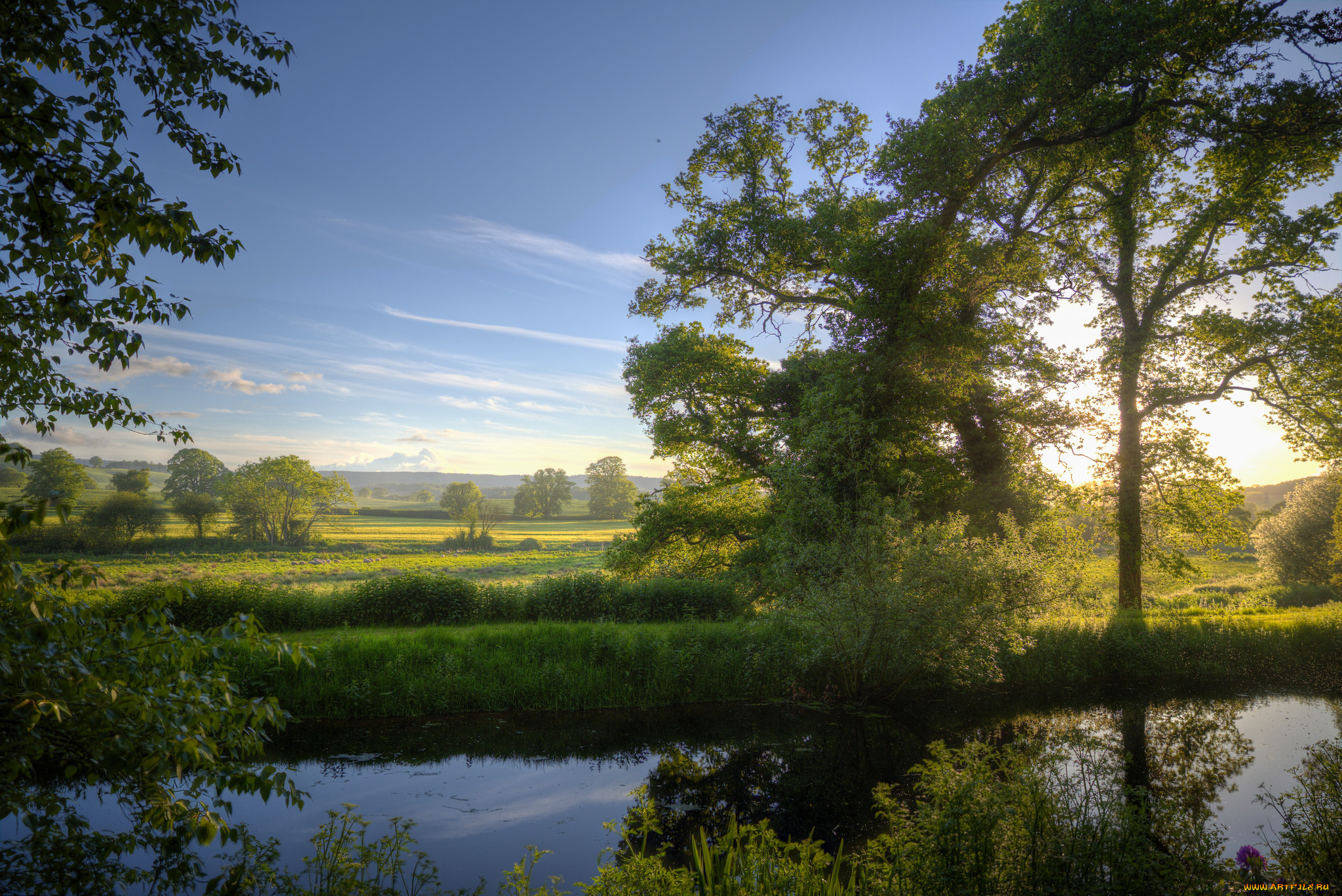 природа, реки, озера, простор