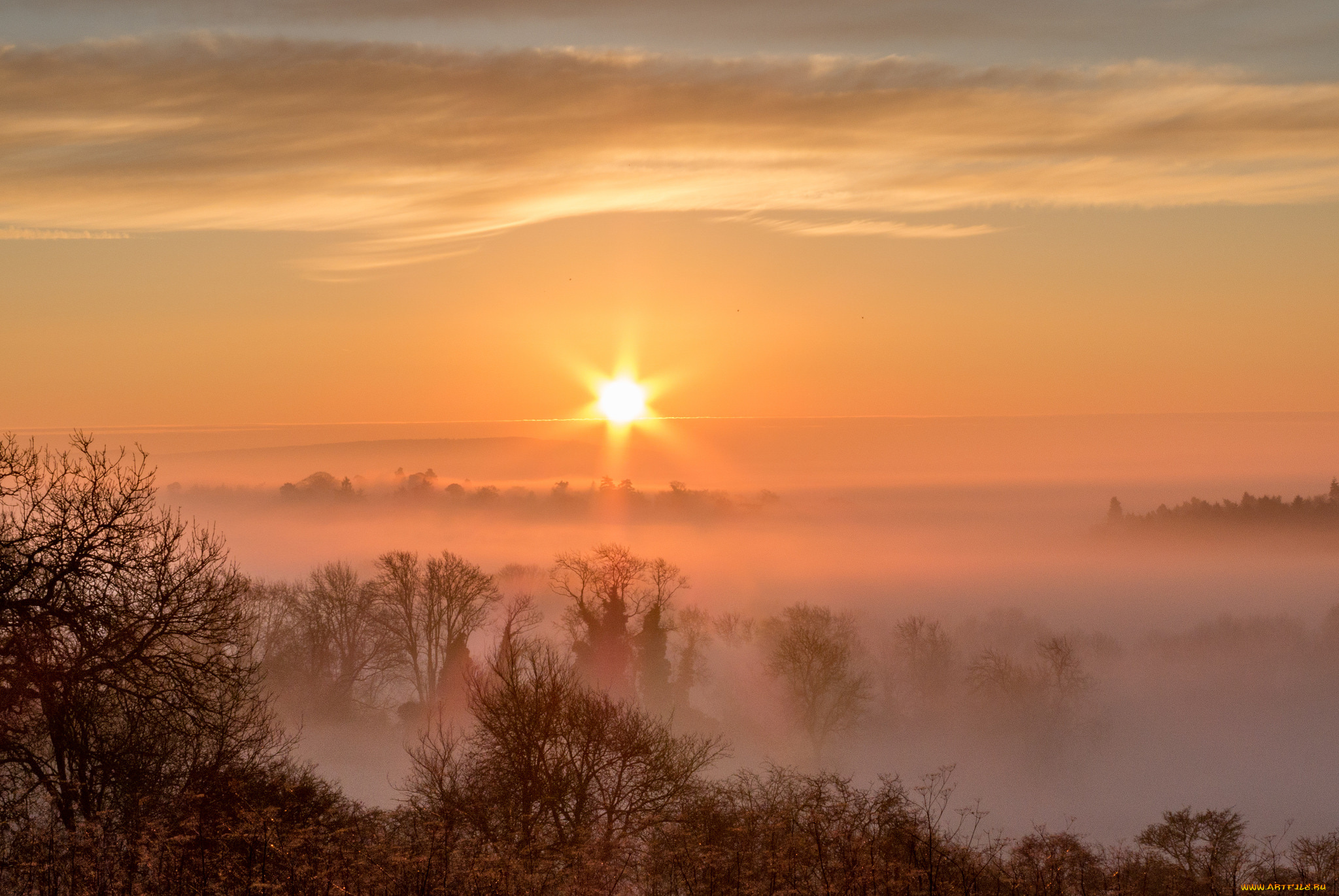 природа, восходы, закаты, простор