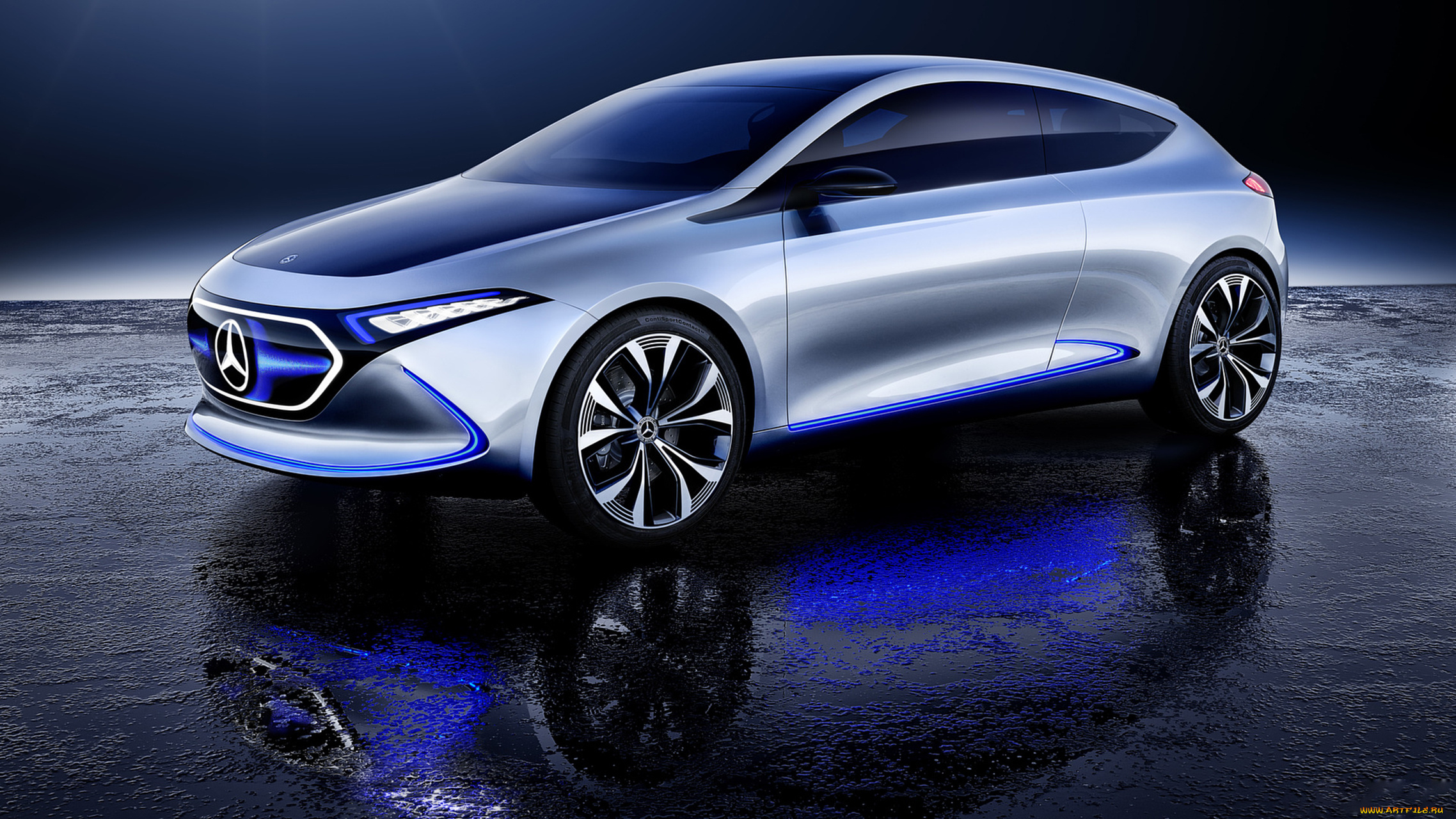 mercedes-benz, eqa, concept, 2017, автомобили, mercedes-benz, concept, eqa, 2017