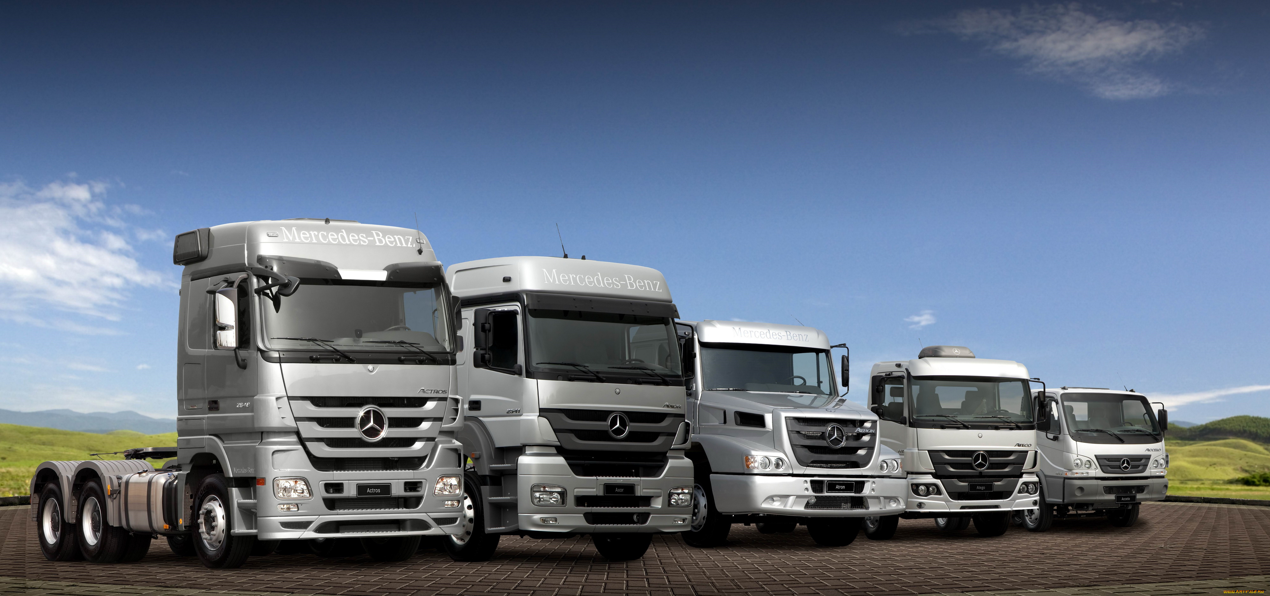автомобили, mercedes, trucks, mercedes