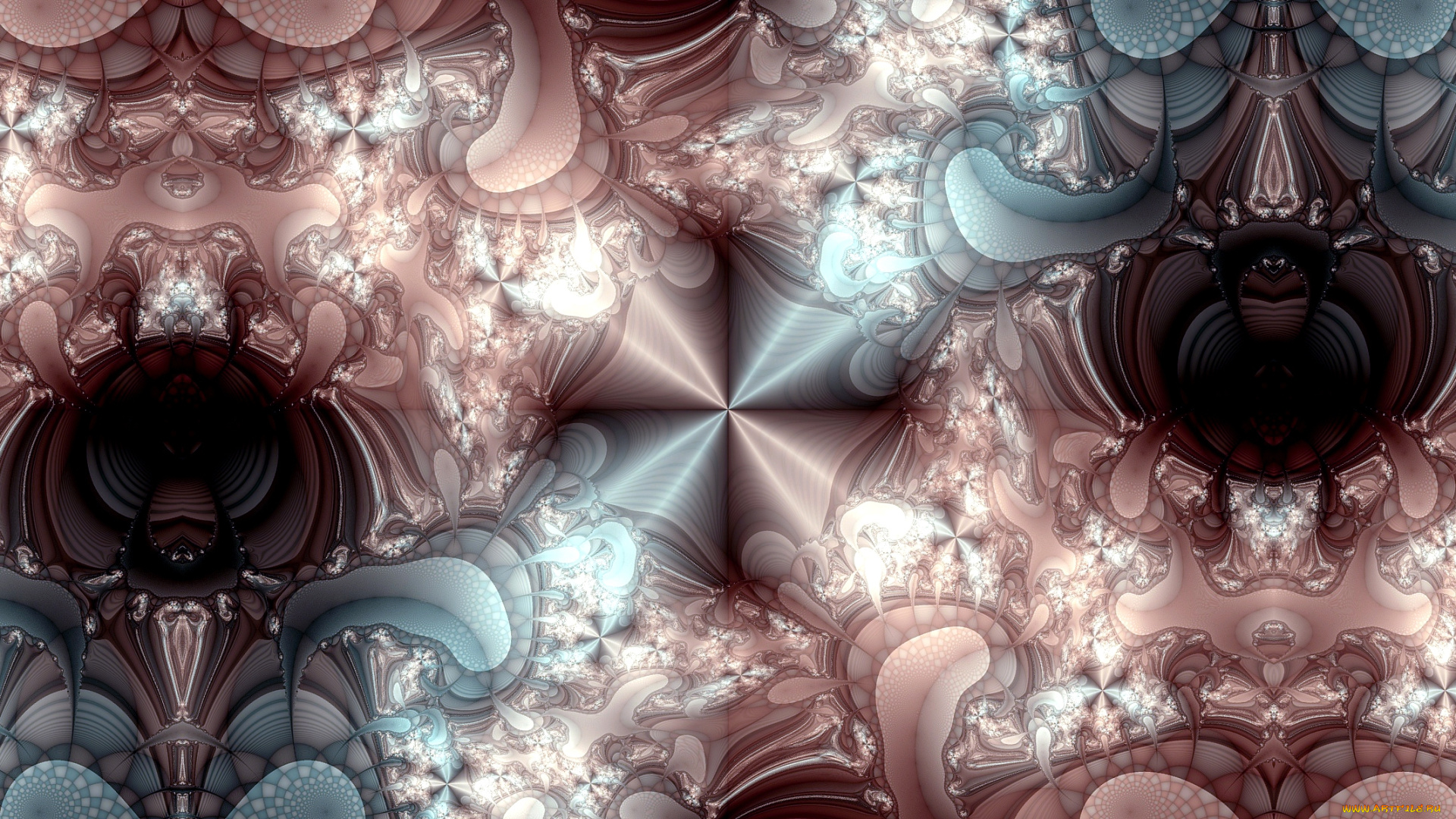 3д, графика, фракталы, , fractal, цвет, фон, узор